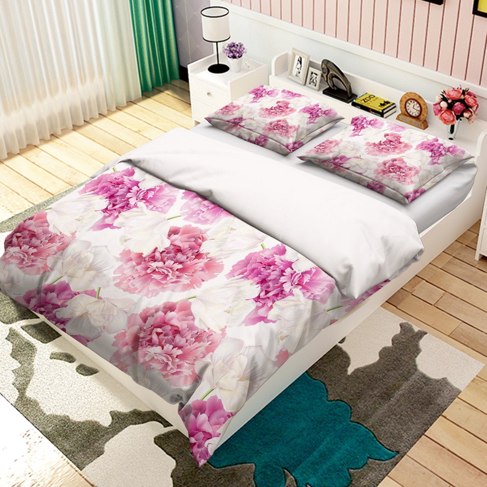 3D Hand Painted Safflower 139 Bed Pillowcases Quilt Wallpaper AJ Wallpaper