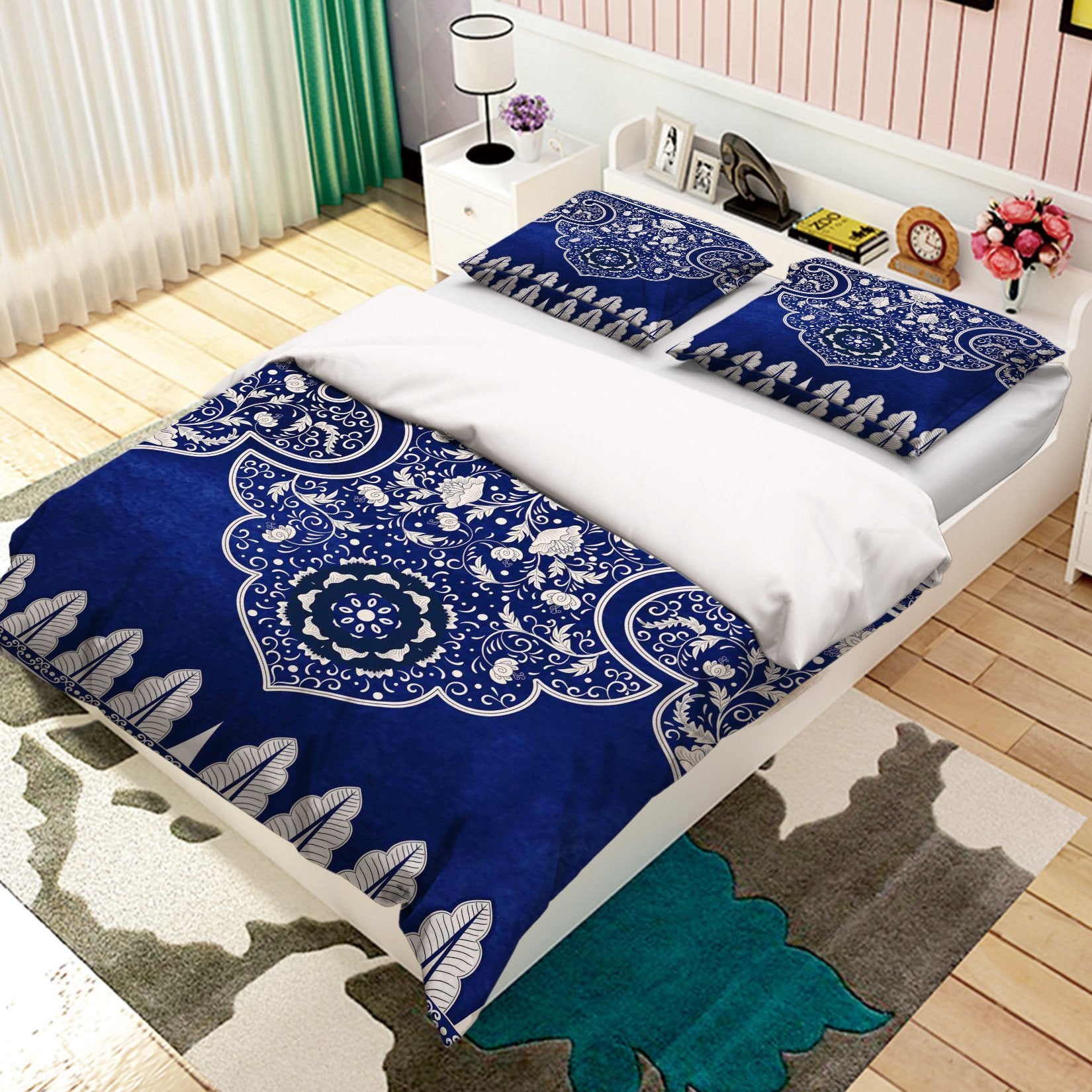 3D Large Pattern 116 Bed Pillowcases Quilt Wallpaper AJ Wallpaper