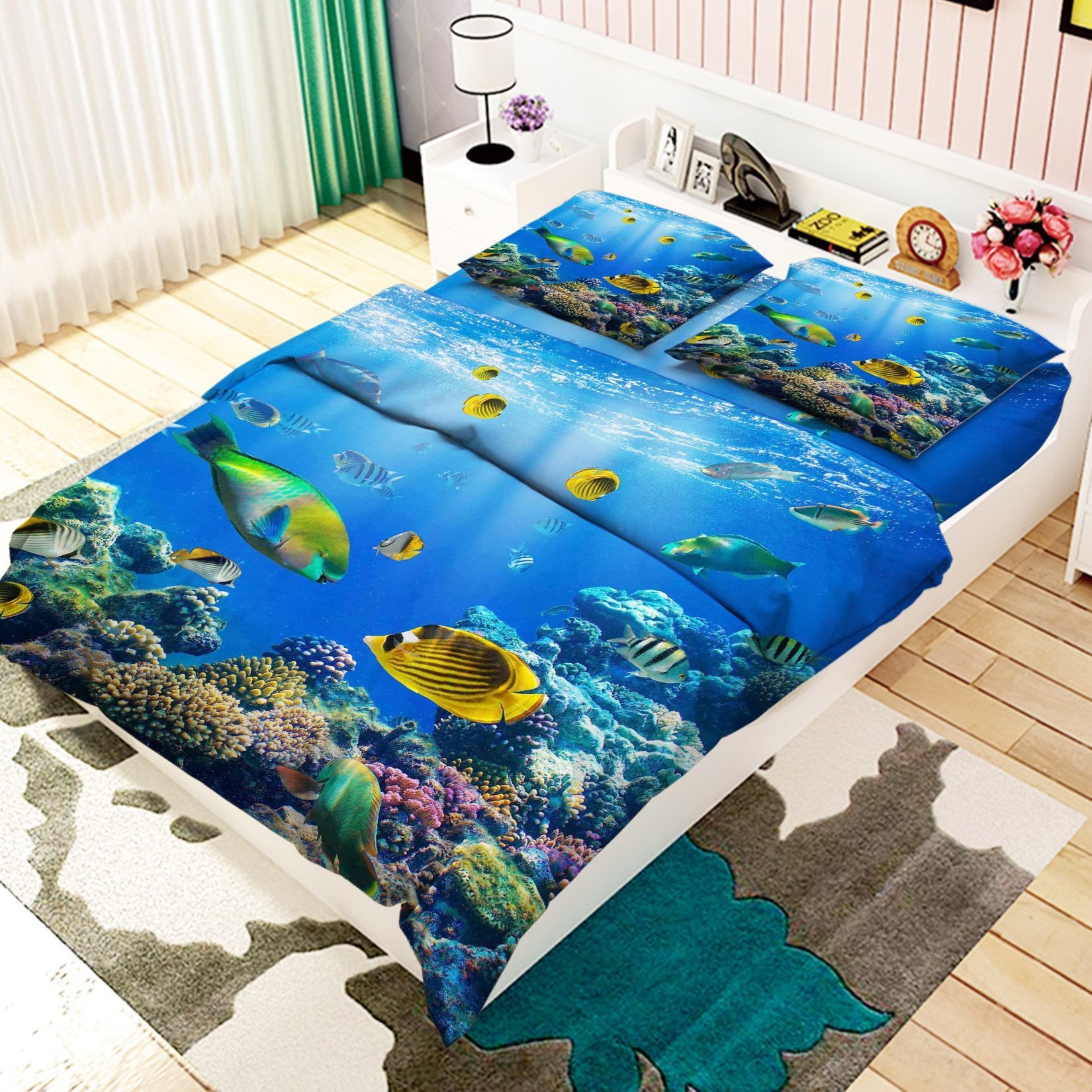 3D Beautiful Ocean 122 Bed Pillowcases Quilt Wallpaper AJ Wallpaper