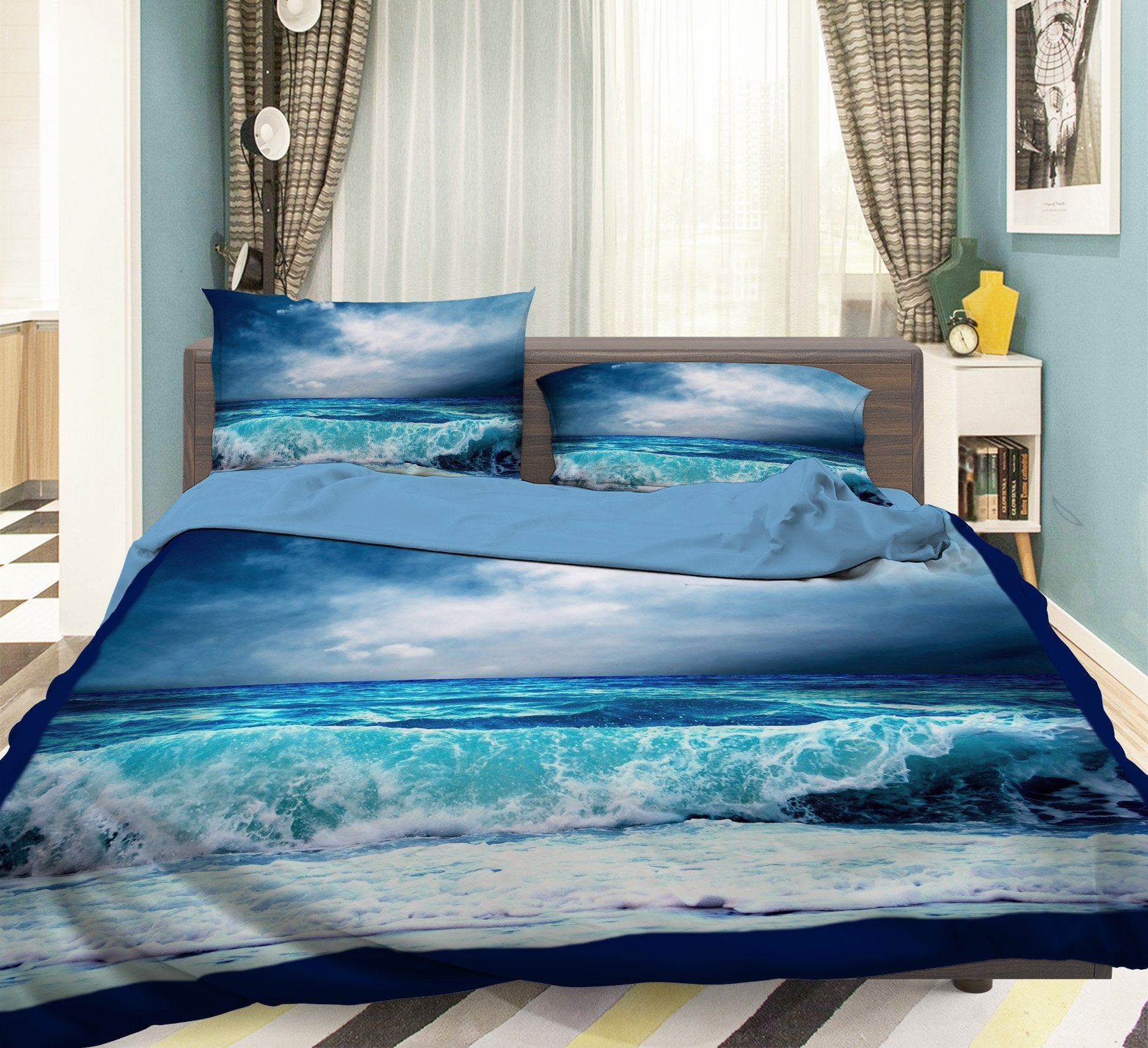 3D Storm Clouds 169 Bed Pillowcases Quilt Wallpaper AJ Wallpaper