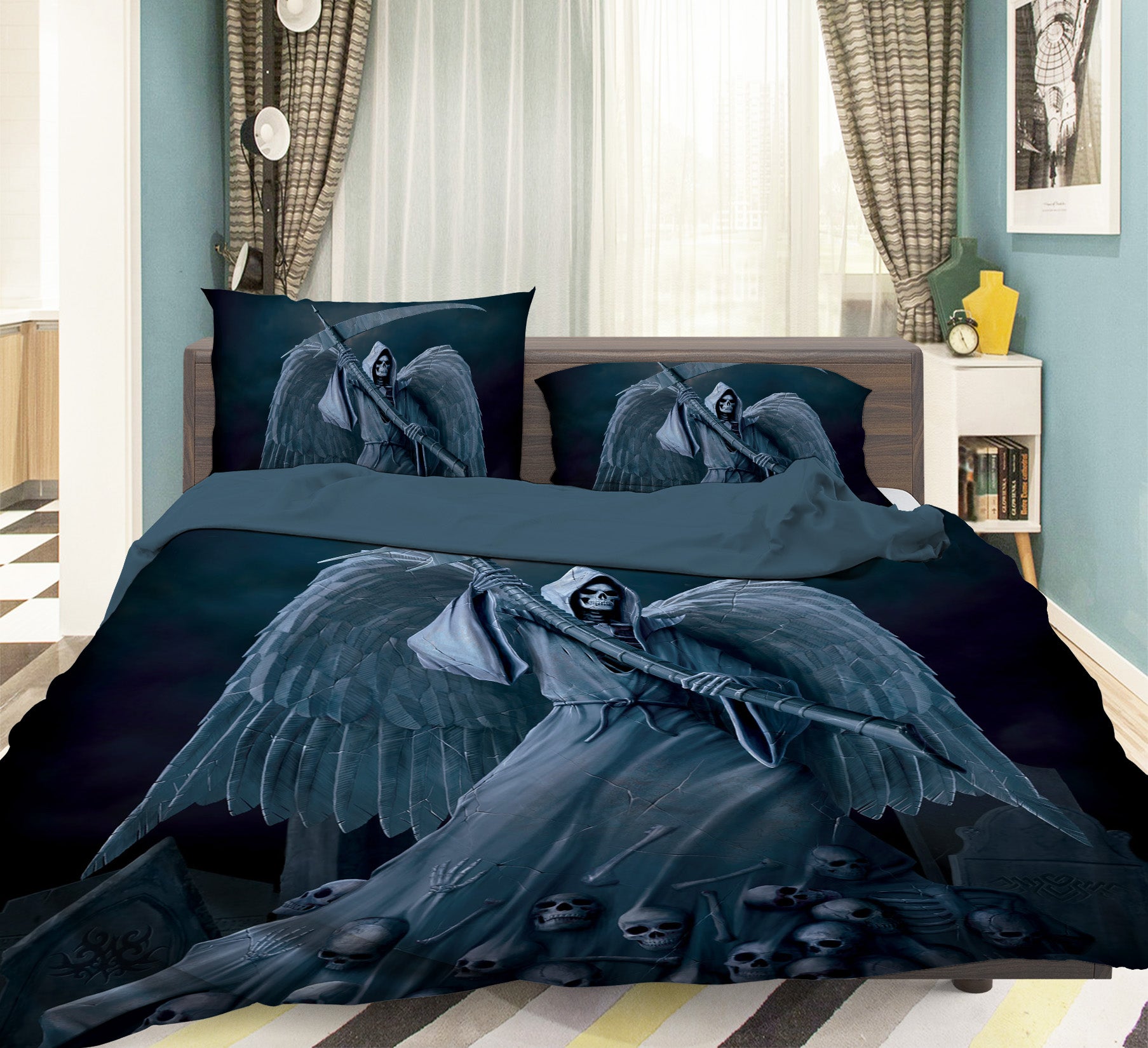 3D Death On A Hold 038 Bed Pillowcases Quilt Exclusive Designer Vincent