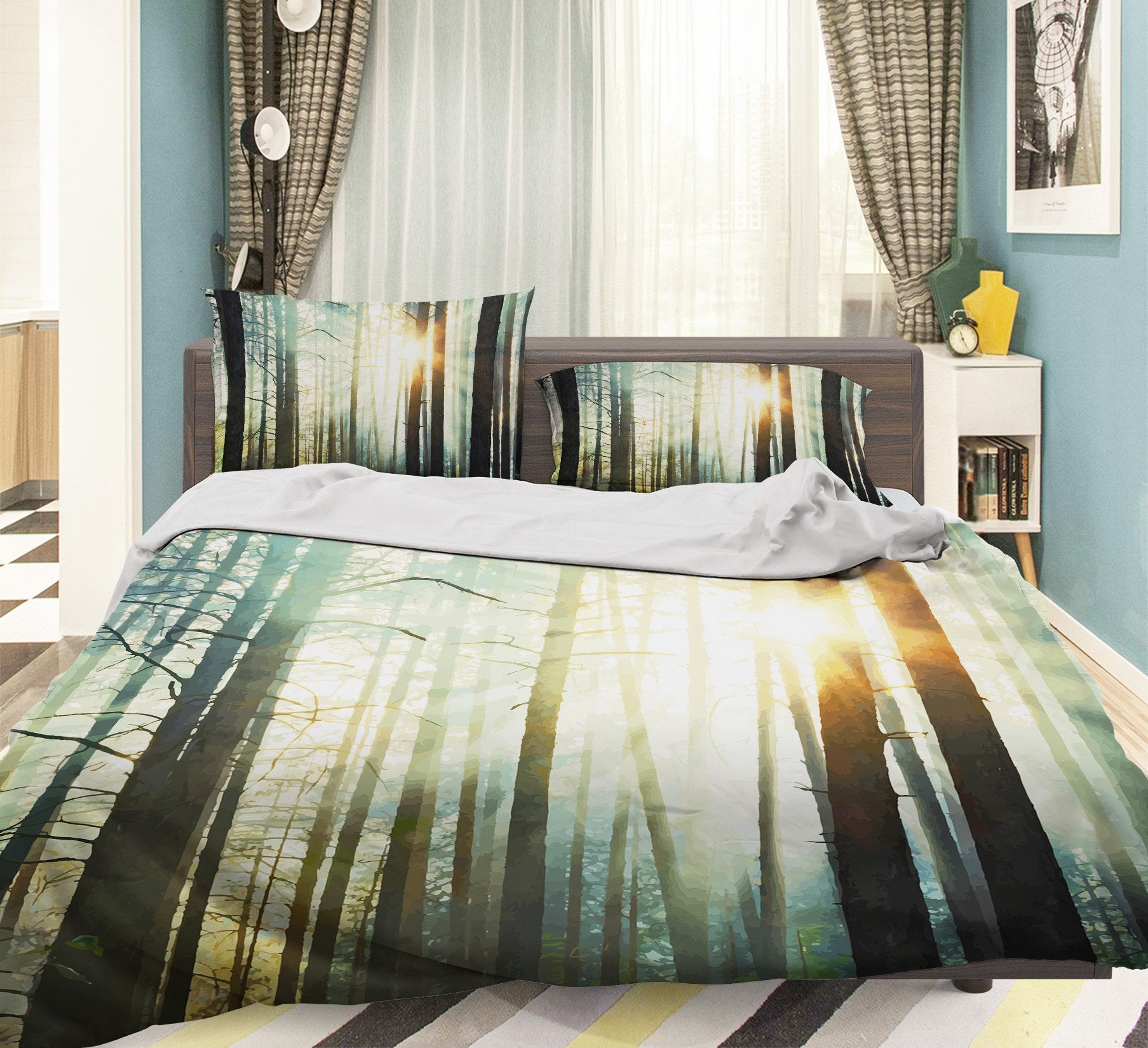 3D Dazzling Sunshine 036 Bed Pillowcases Quilt Wallpaper AJ Wallpaper