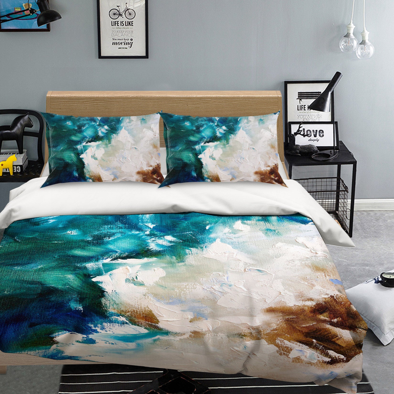 3D Painted Pigments 606 Skromova Marina Bedding Bed Pillowcases Quilt