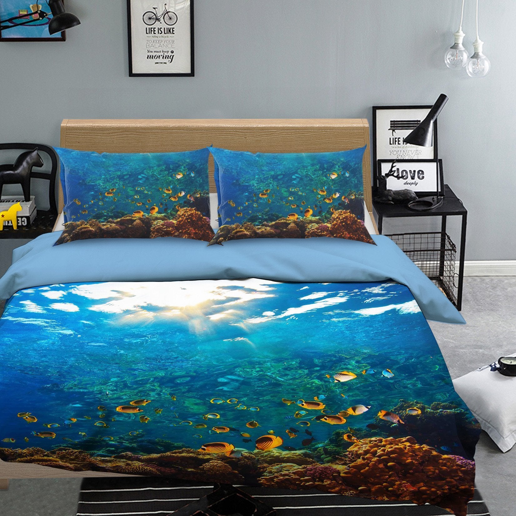 3D Sea Coral 018 Bed Pillowcases Quilt Wallpaper AJ Wallpaper