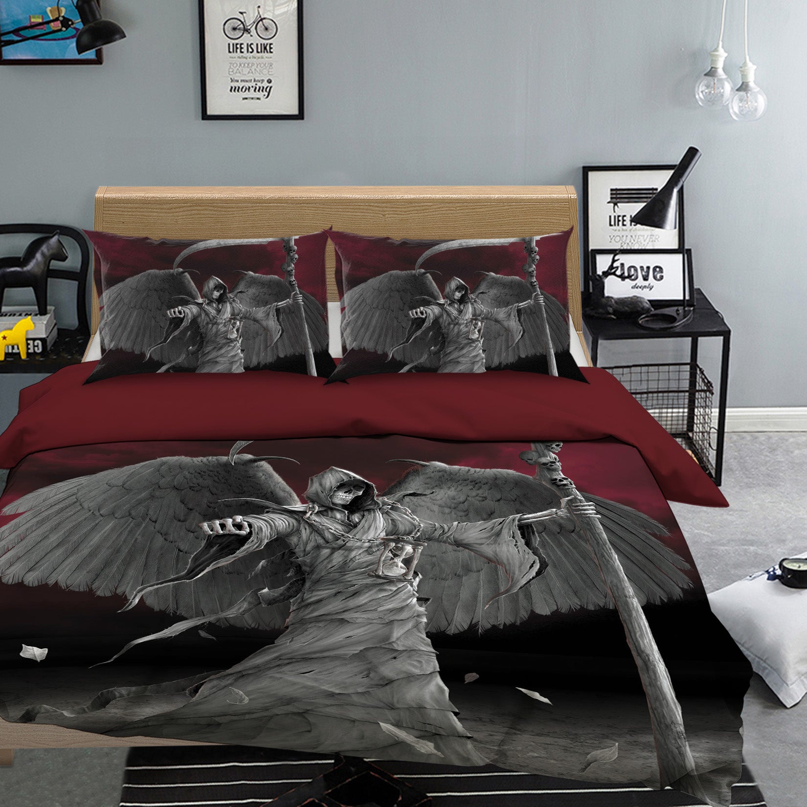 3D Time Is Up 091 Bed Pillowcases Quilt Exclusive Designer Vincent