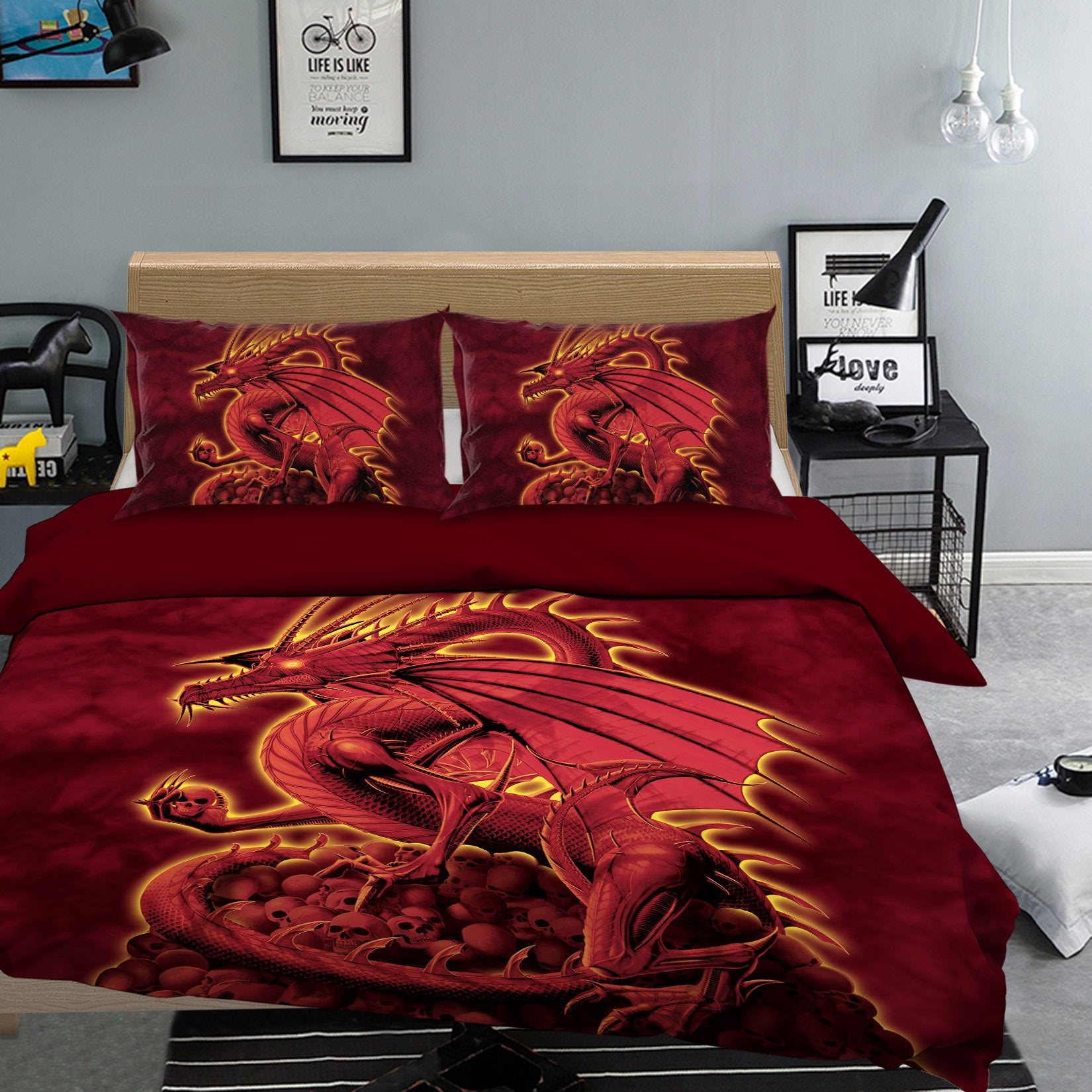 3D Abolisher Red Version 2106 Bed Pillowcases Quilt Exclusive Designer Vincent Quiet Covers AJ Creativity Home