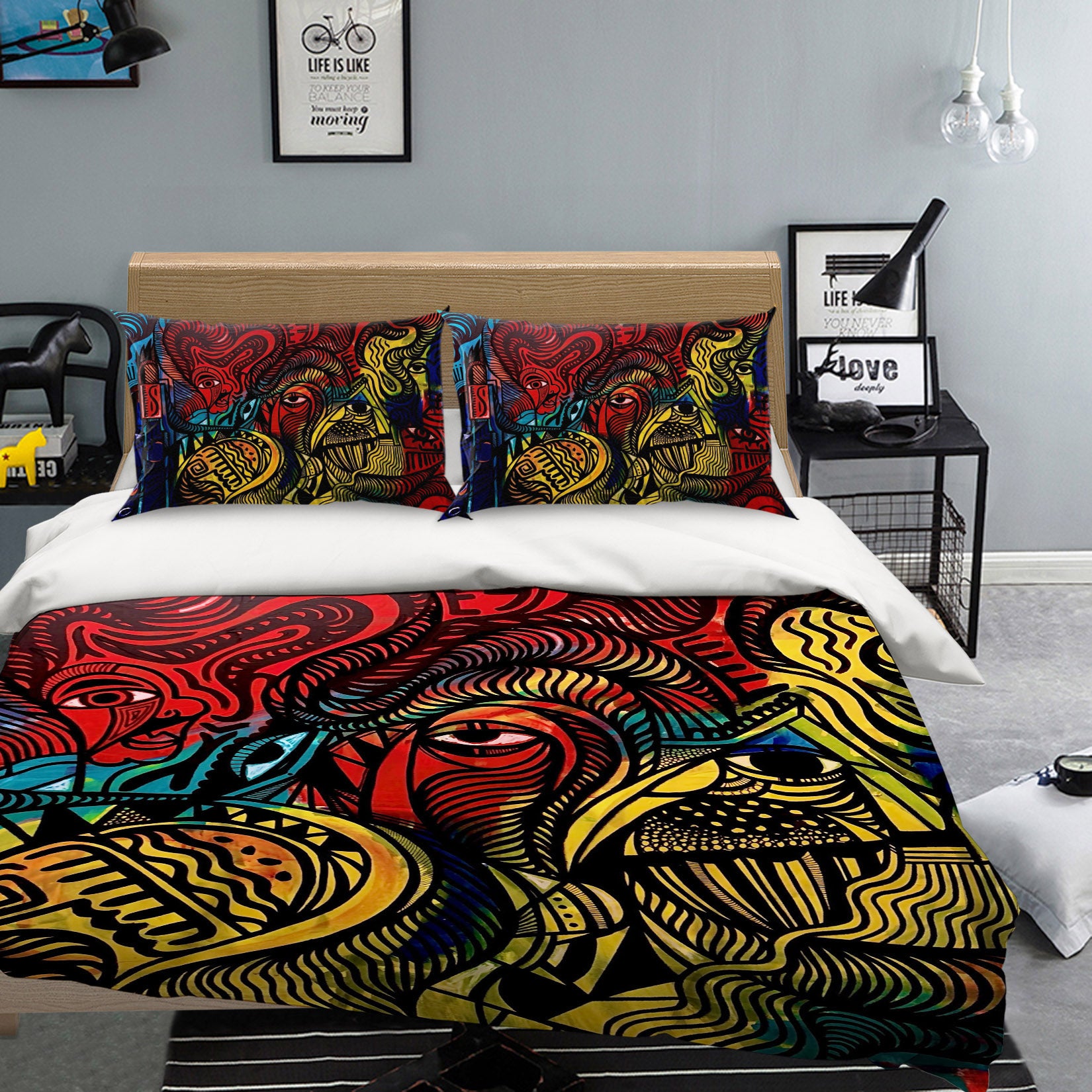 3D Abstract Painting 3043 Jacqueline Reynoso Bedding Bed Pillowcases Quilt Cover Duvet Cover