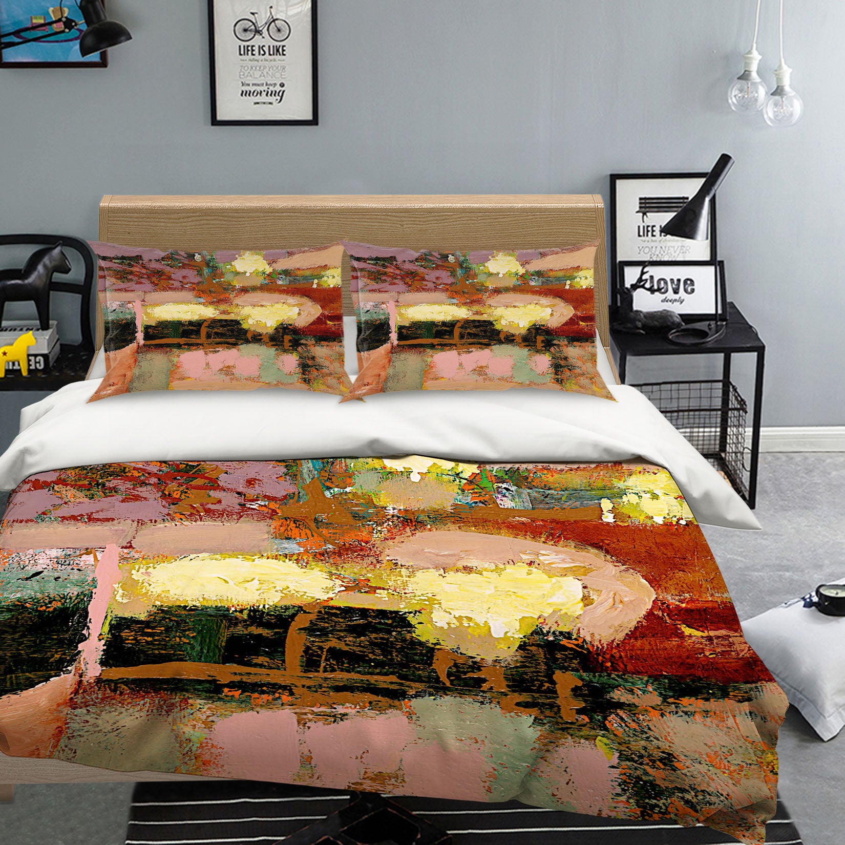 3D Painted 2112 Allan P. Friedlander Bedding Bed Pillowcases Quilt