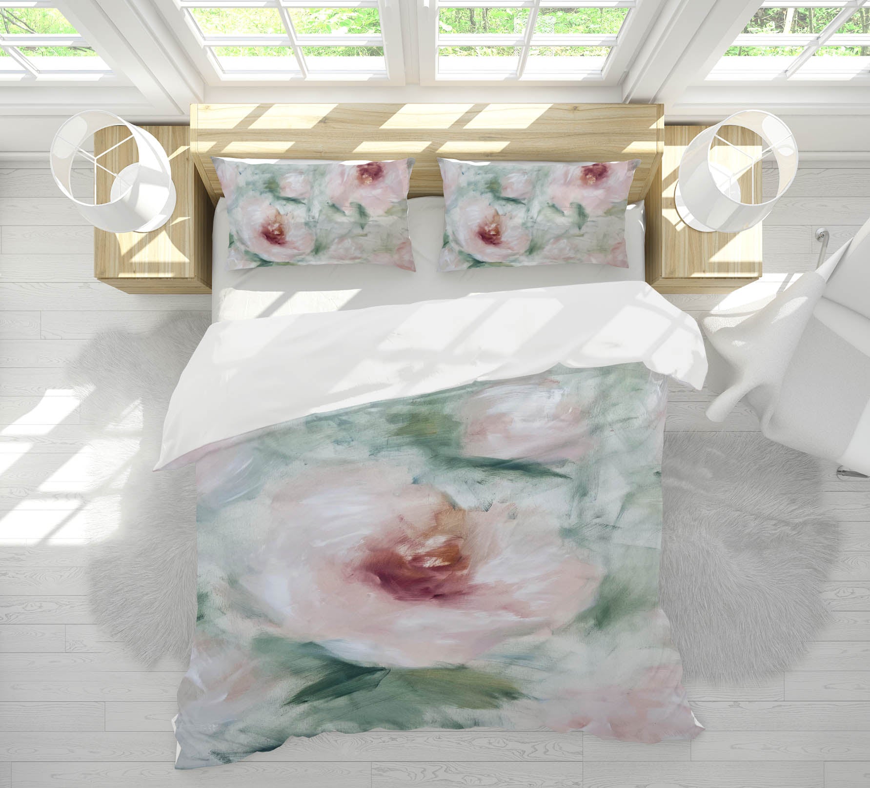 3D Flower Painting 3137 Skromova Marina Bedding Bed Pillowcases Quilt Cover Duvet Cover