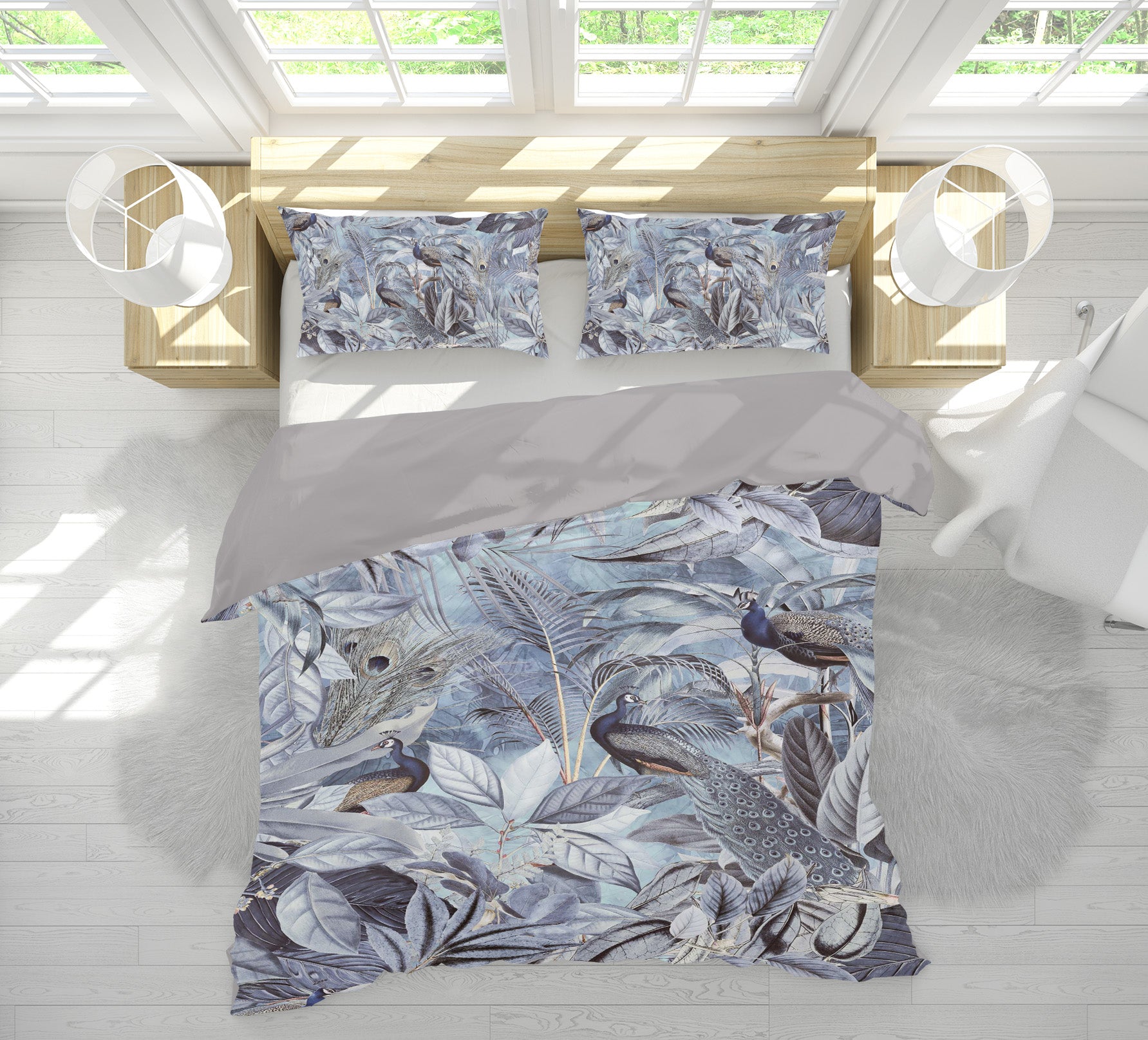 3D Forest Leaves 110 Andrea haase Bedding Bed Pillowcases Quilt