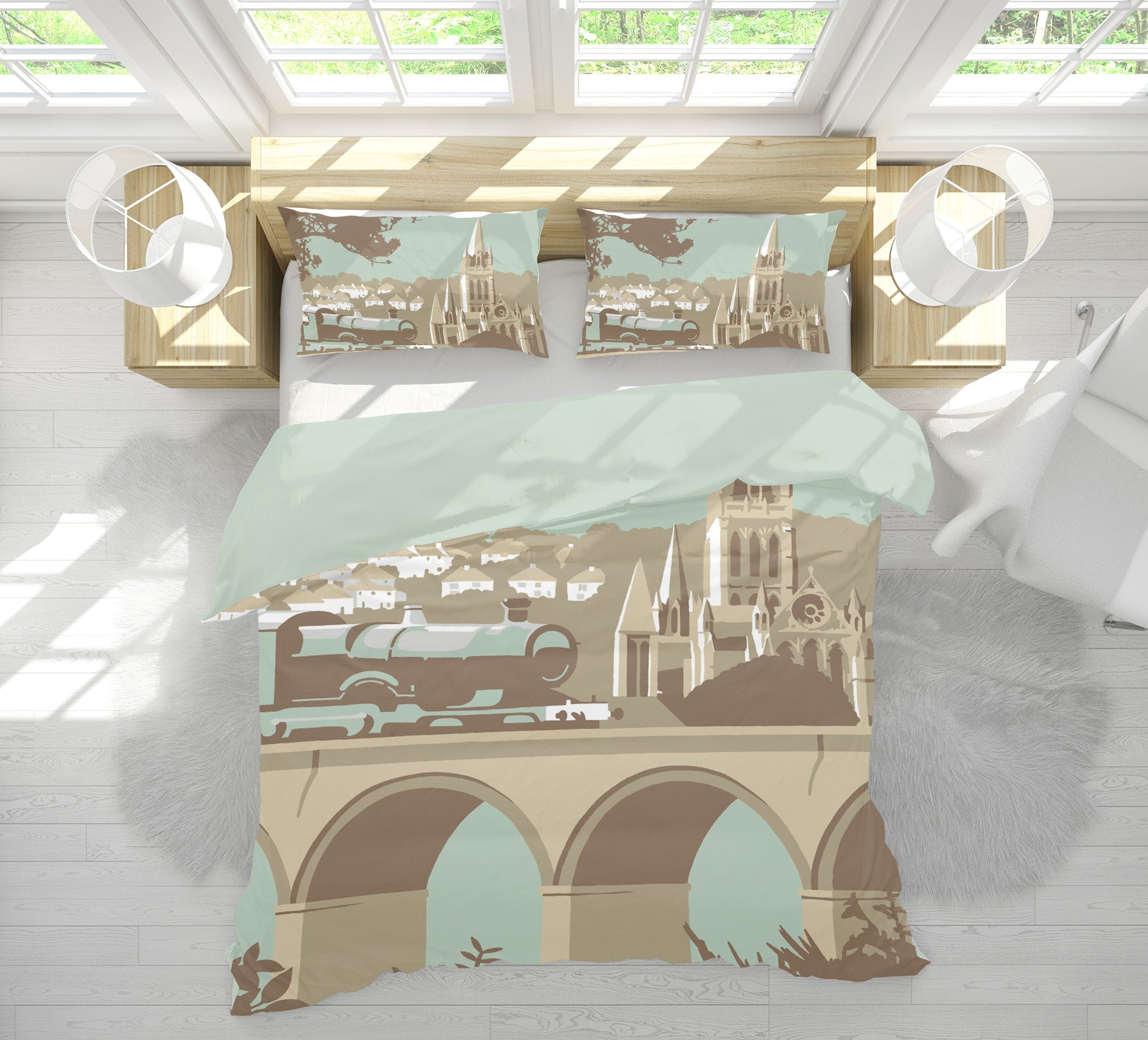 3D Truro 2075 Steve Read Bedding Bed Pillowcases Quilt
