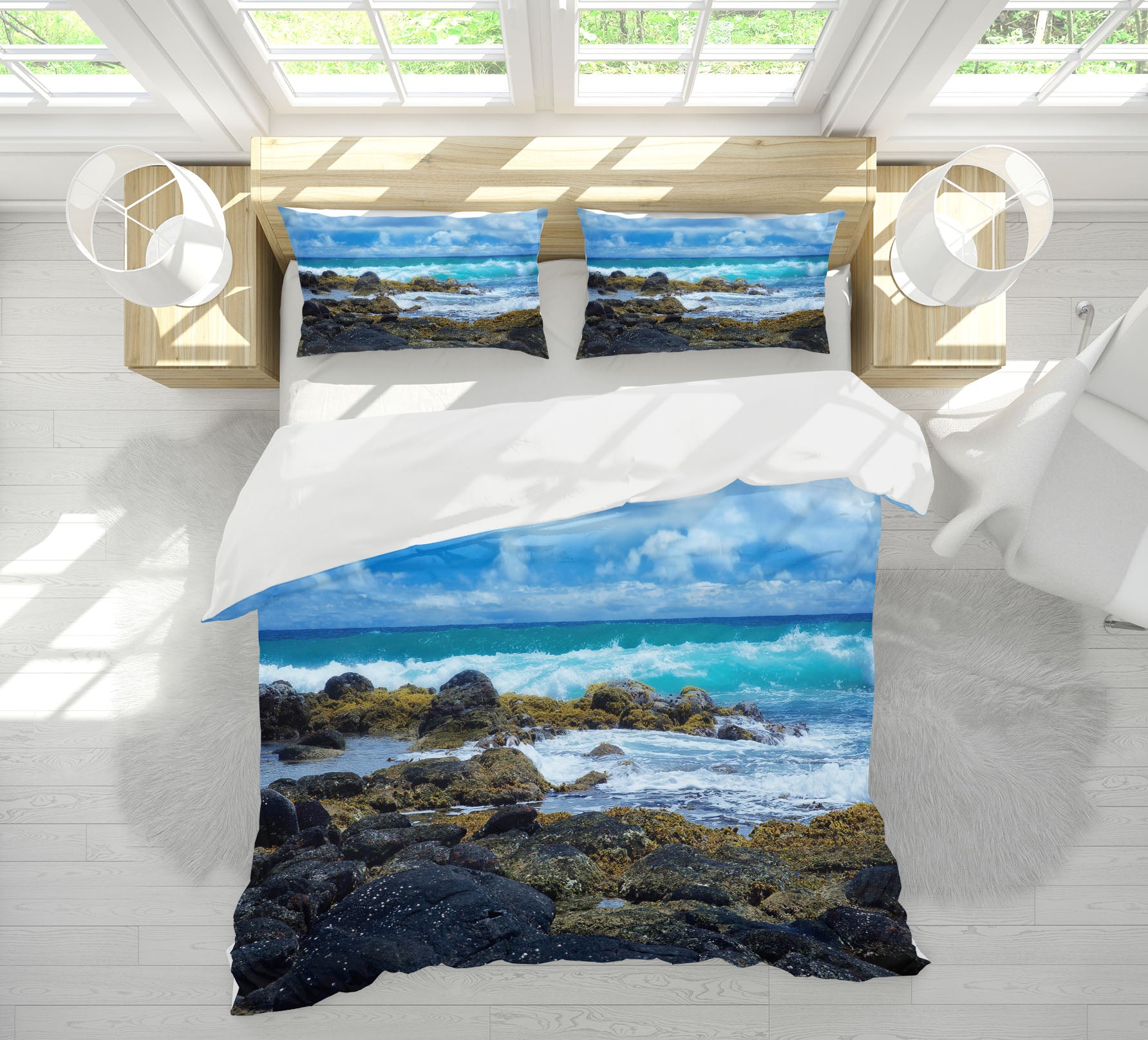3D Seaside Reef 8677 Kathy Barefield Bedding Bed Pillowcases Quilt