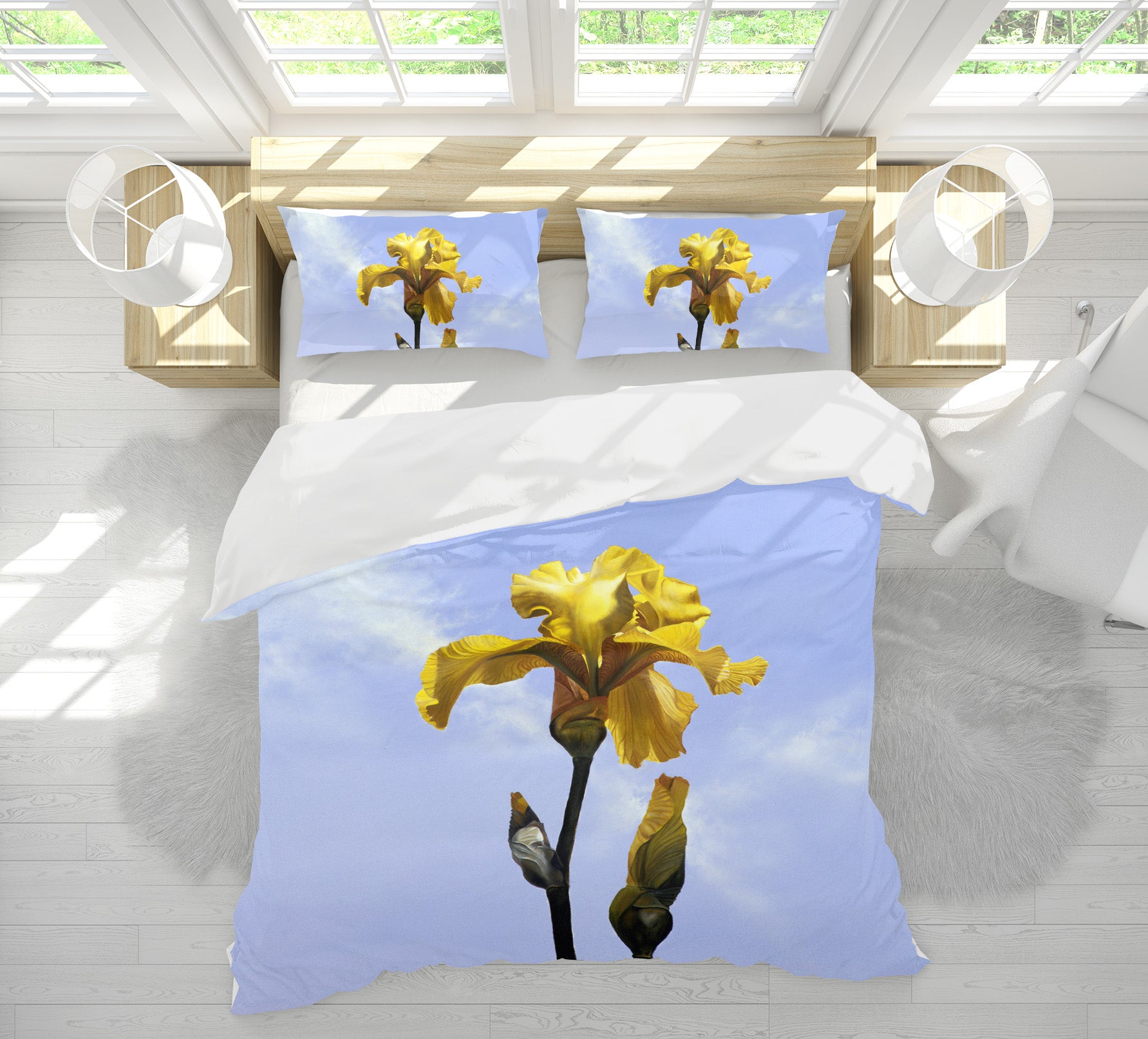 3D Flower 11070 Matthew Holden Bates Bedding Bed Pillowcases Quilt