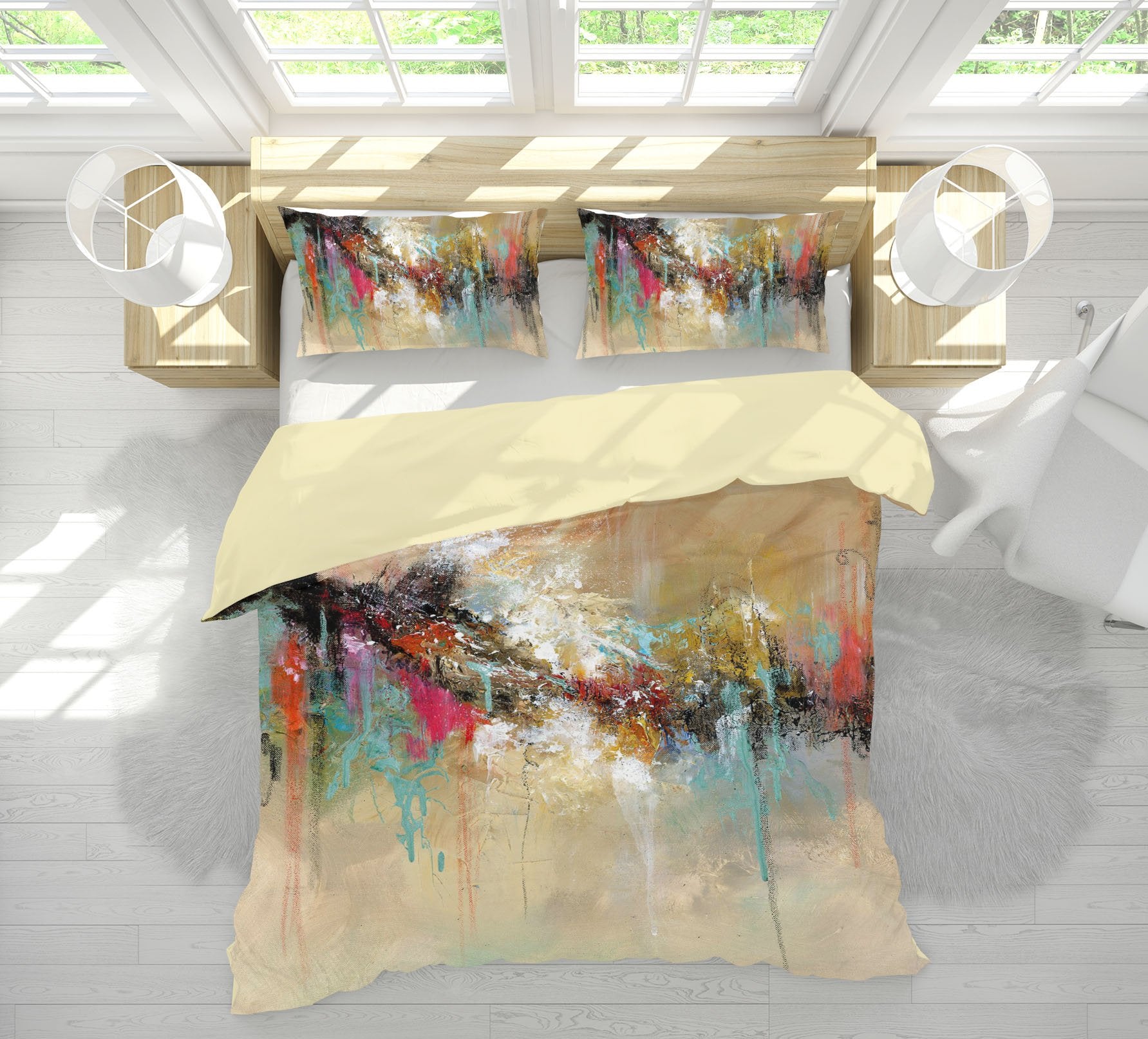 3D Beautiful Scenery 2004 Anne Farrall Doyle Bedding Bed Pillowcases Quilt Quiet Covers AJ Creativity Home