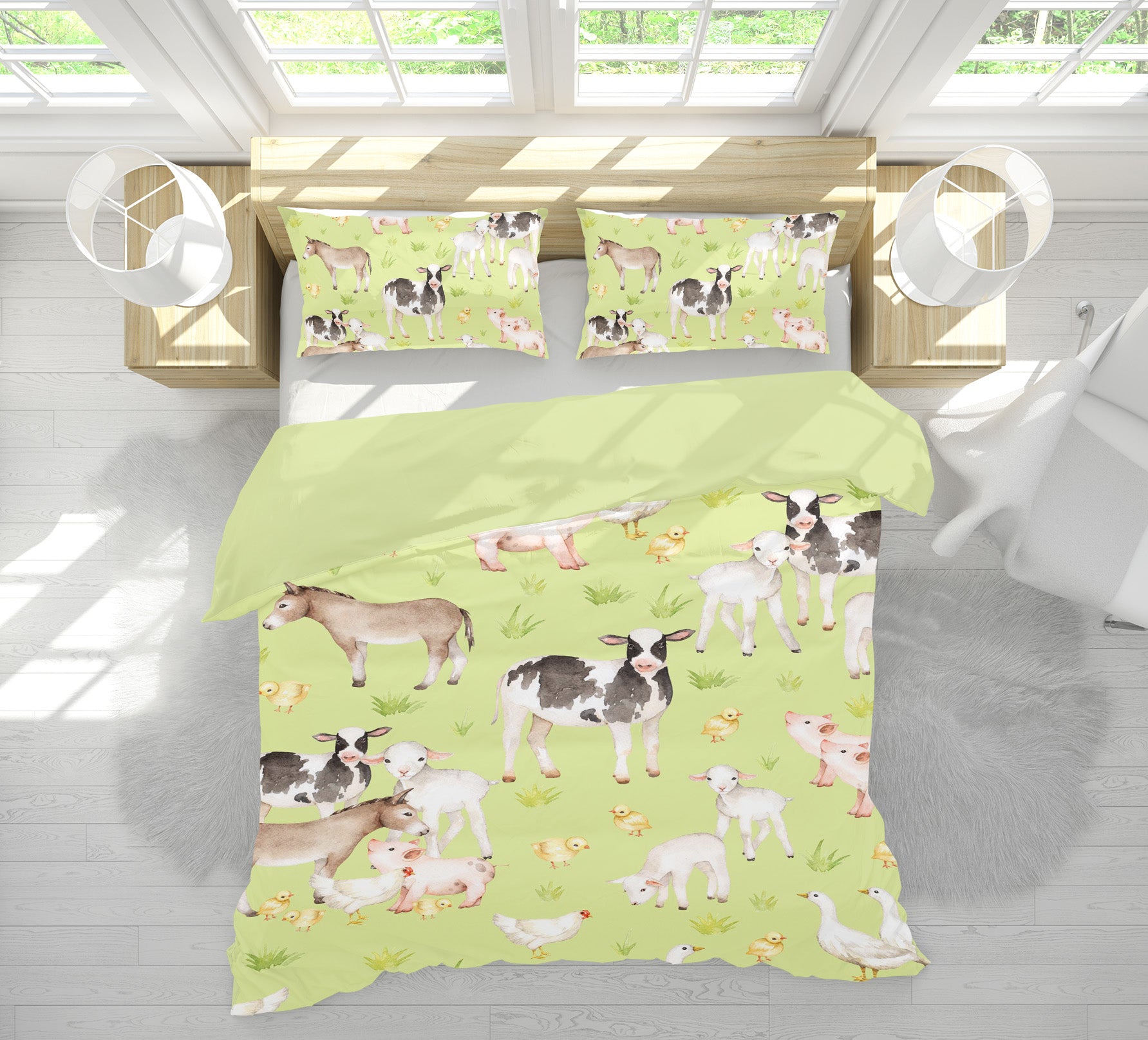 3D Goose Sheep Pig 226 Uta Naumann Bedding Bed Pillowcases Quilt