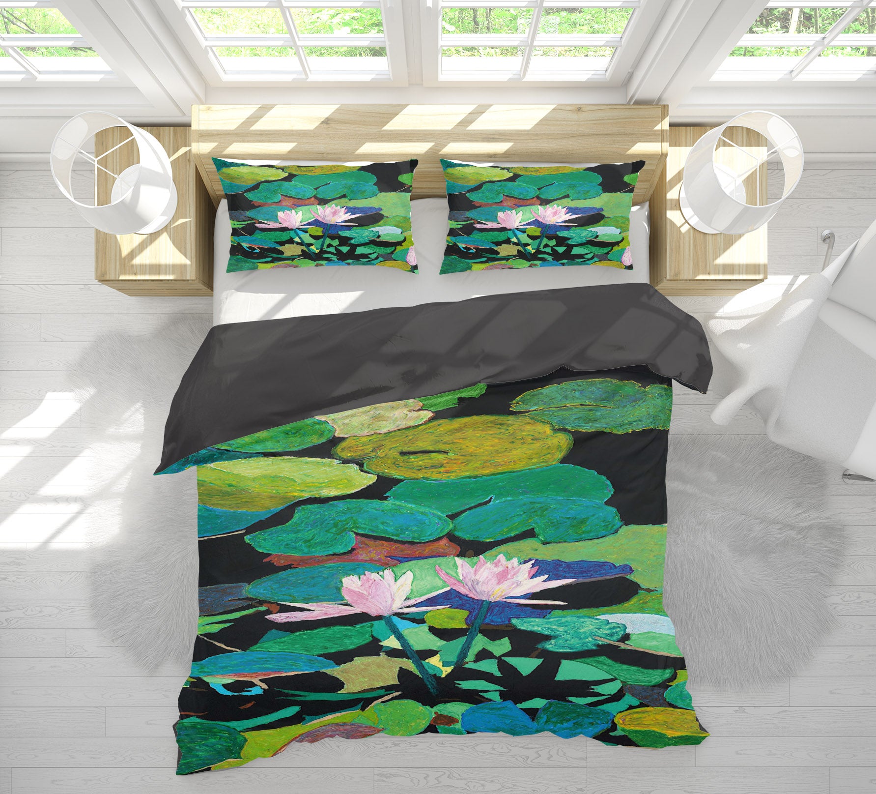 3D Blairs Magic Pond 1156 Allan P. Friedlander Bedding Bed Pillowcases Quilt