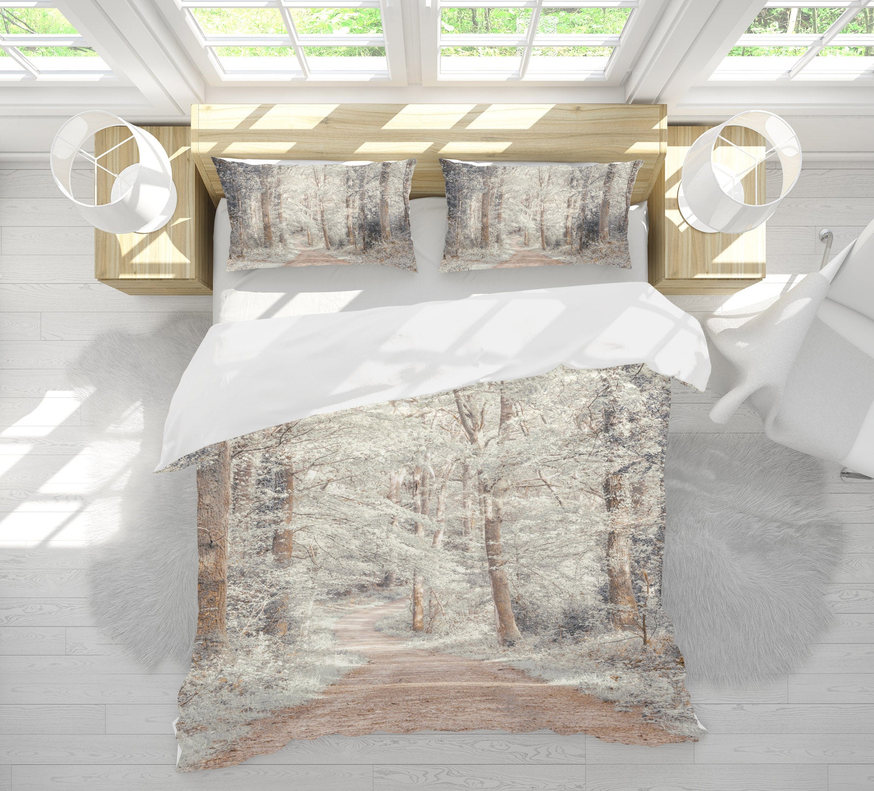 3D Tree Path 7196 Assaf Frank Bedding Bed Pillowcases Quilt Cover Duvet Cover