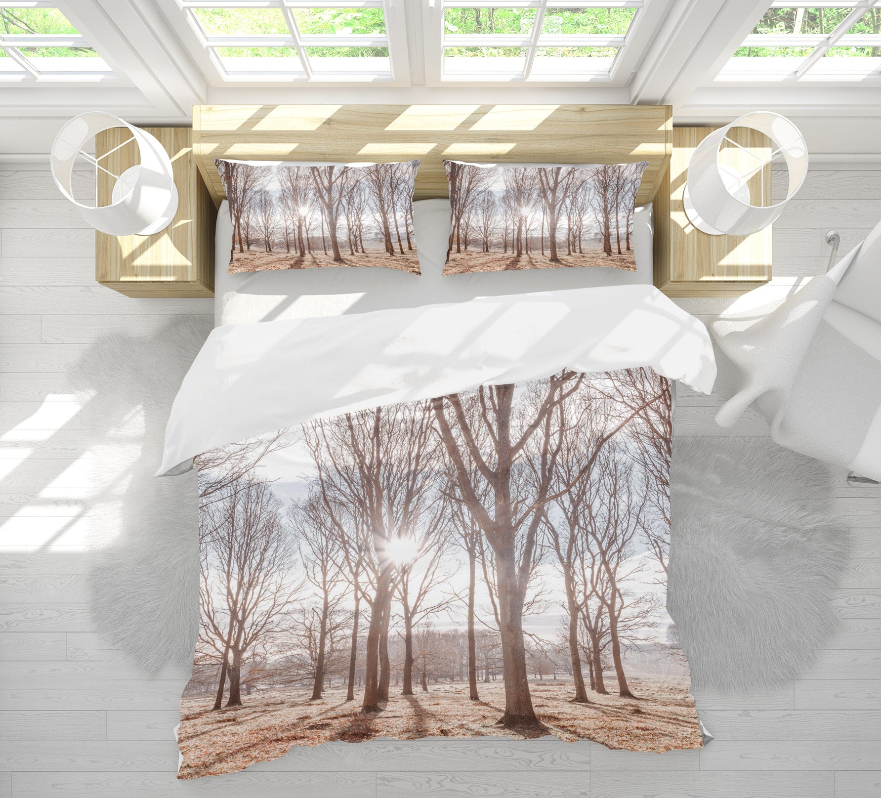 3D Shadow Tree 1091 Assaf Frank Bedding Bed Pillowcases Quilt