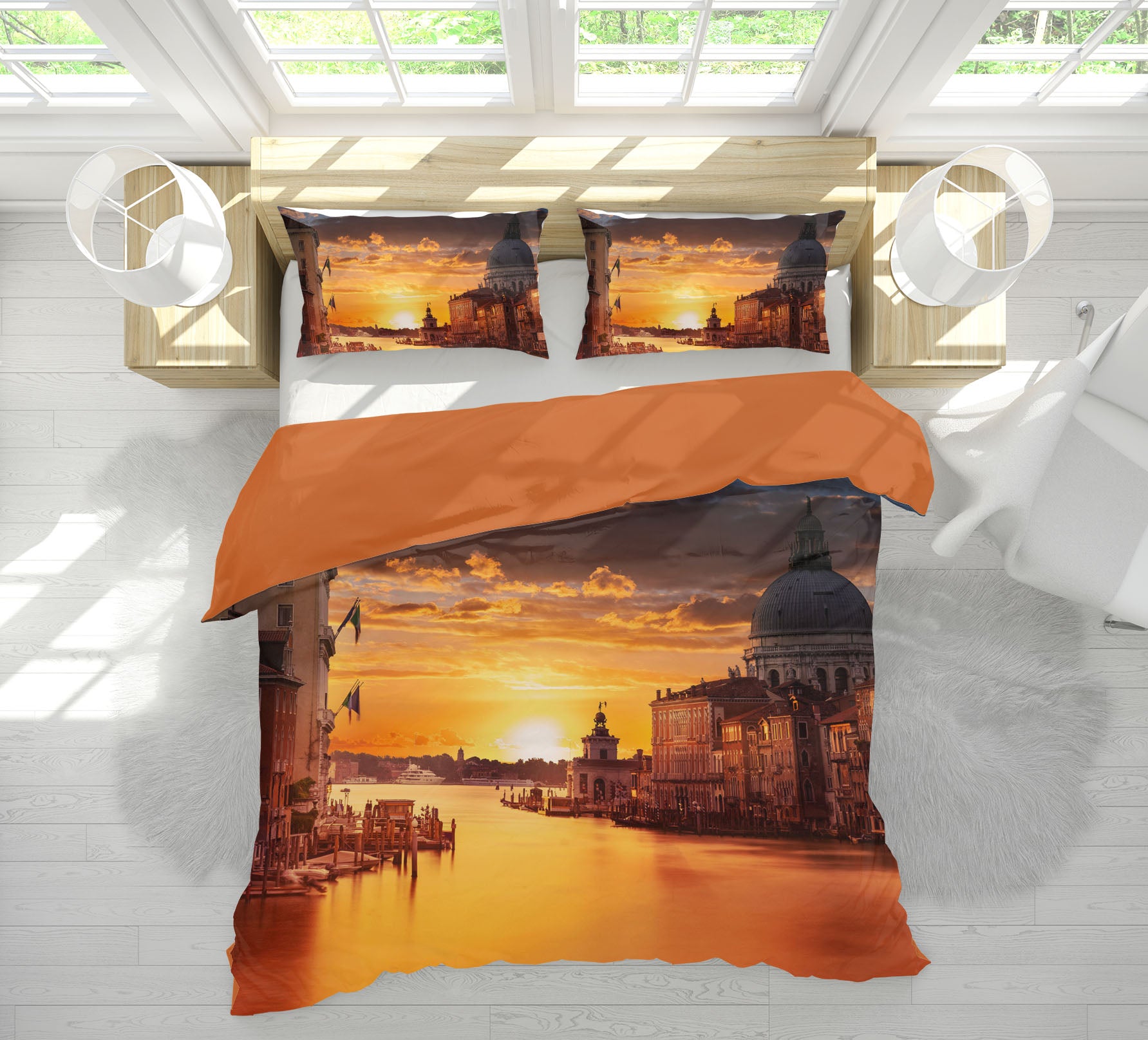 3D Sunset 2139 Marco Carmassi Bedding Bed Pillowcases Quilt