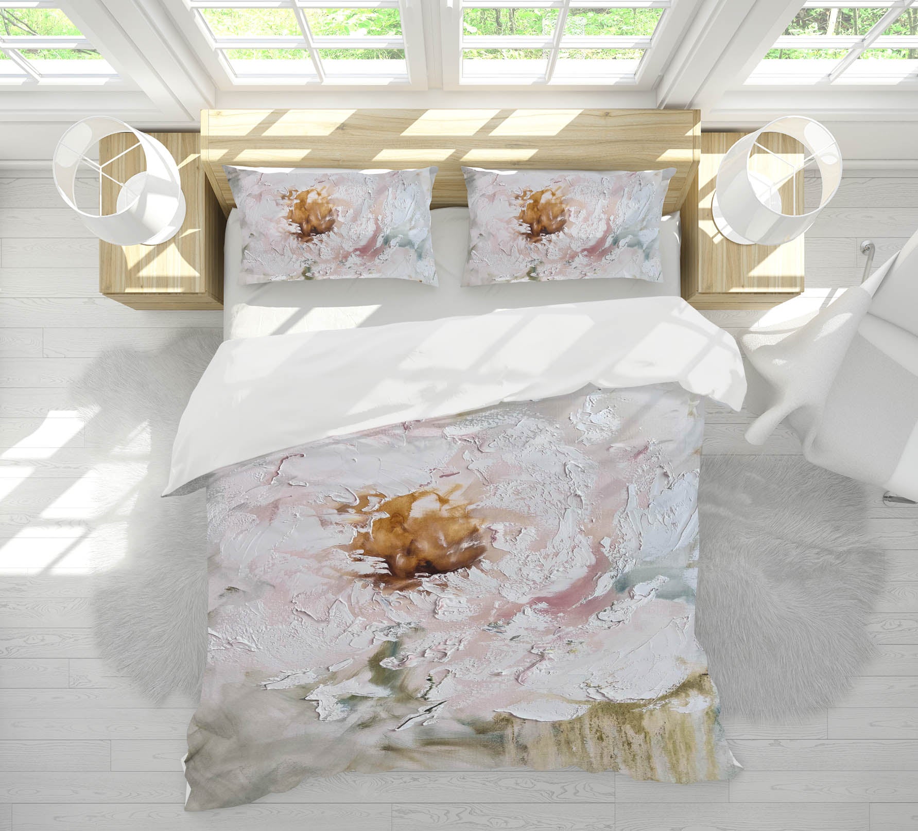 3D Paint Flower 3153 Skromova Marina Bedding Bed Pillowcases Quilt Cover Duvet Cover