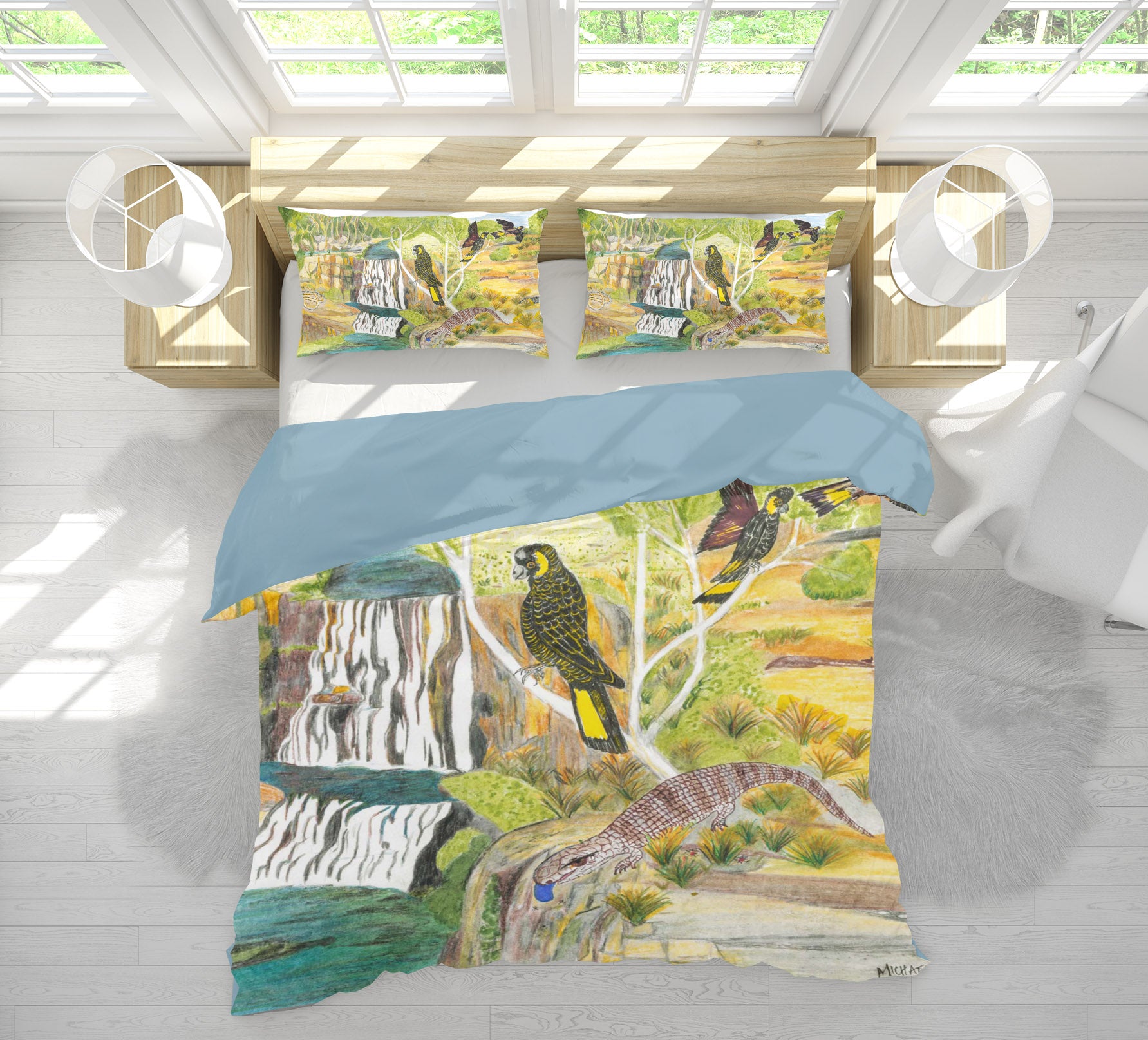 3D Bird House 025 Michael Sewell Bedding Bed Pillowcases Quilt