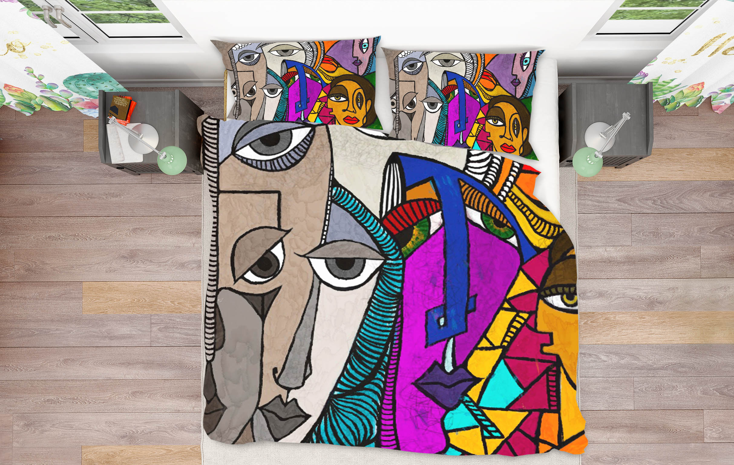 3D Comic Doodle 3023 Jacqueline Reynoso Bedding Bed Pillowcases Quilt Cover Duvet Cover