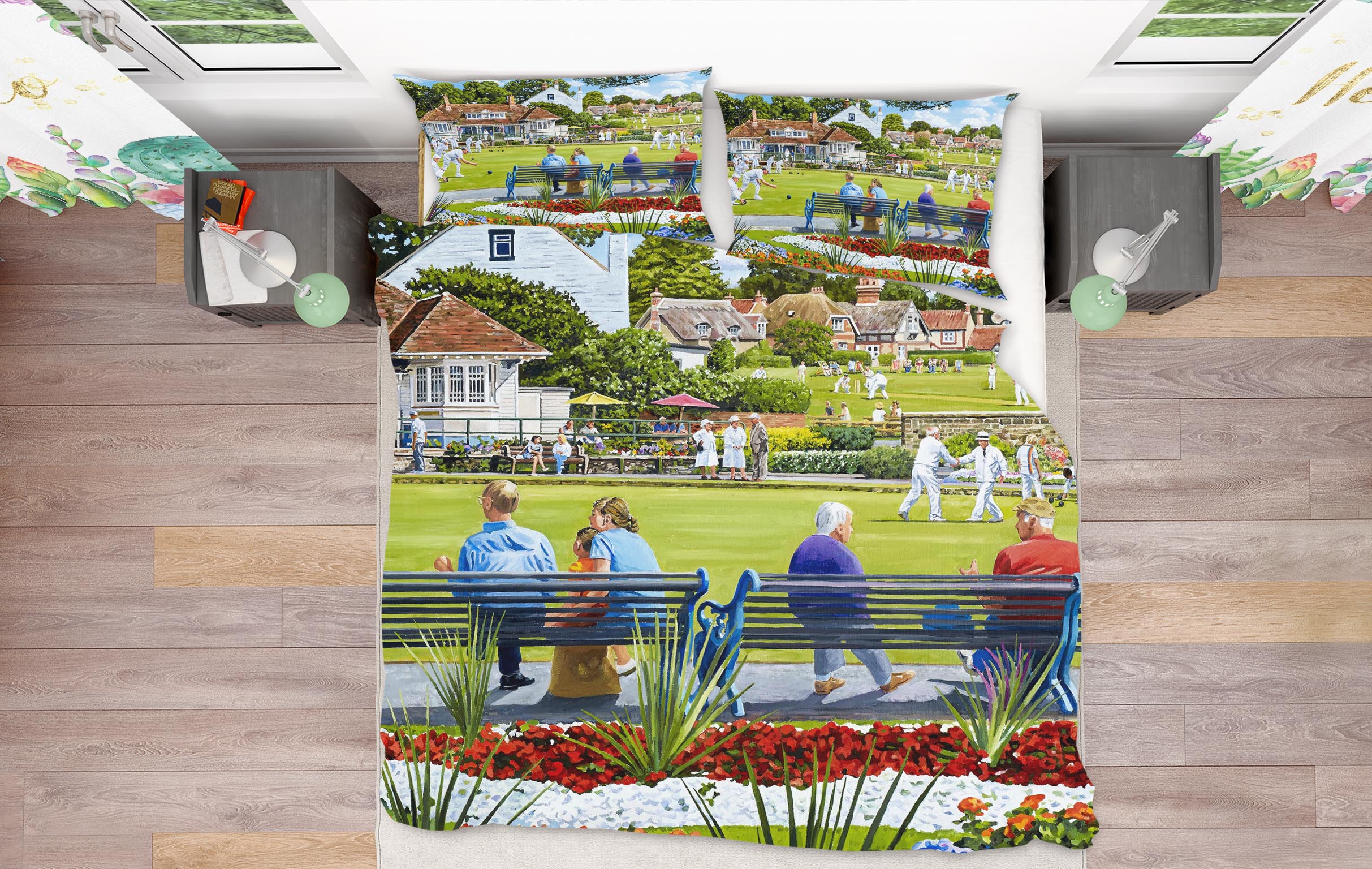 3D Chair Grassland 8906 Trevor Mitchell bedding Bed Pillowcases Quilt