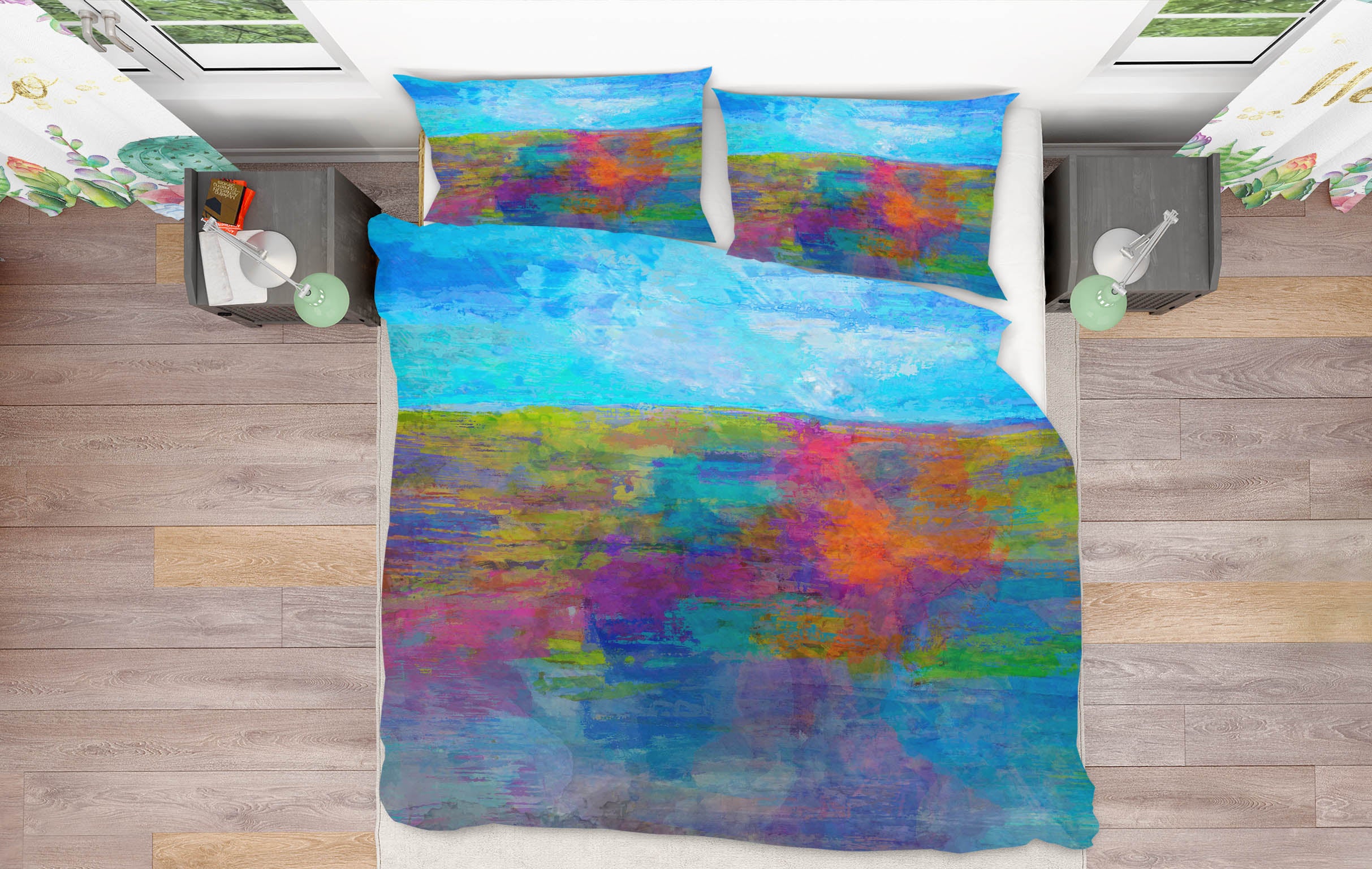 3D Colored Sea Floor 2116 Michael Tienhaara Bedding Bed Pillowcases Quilt