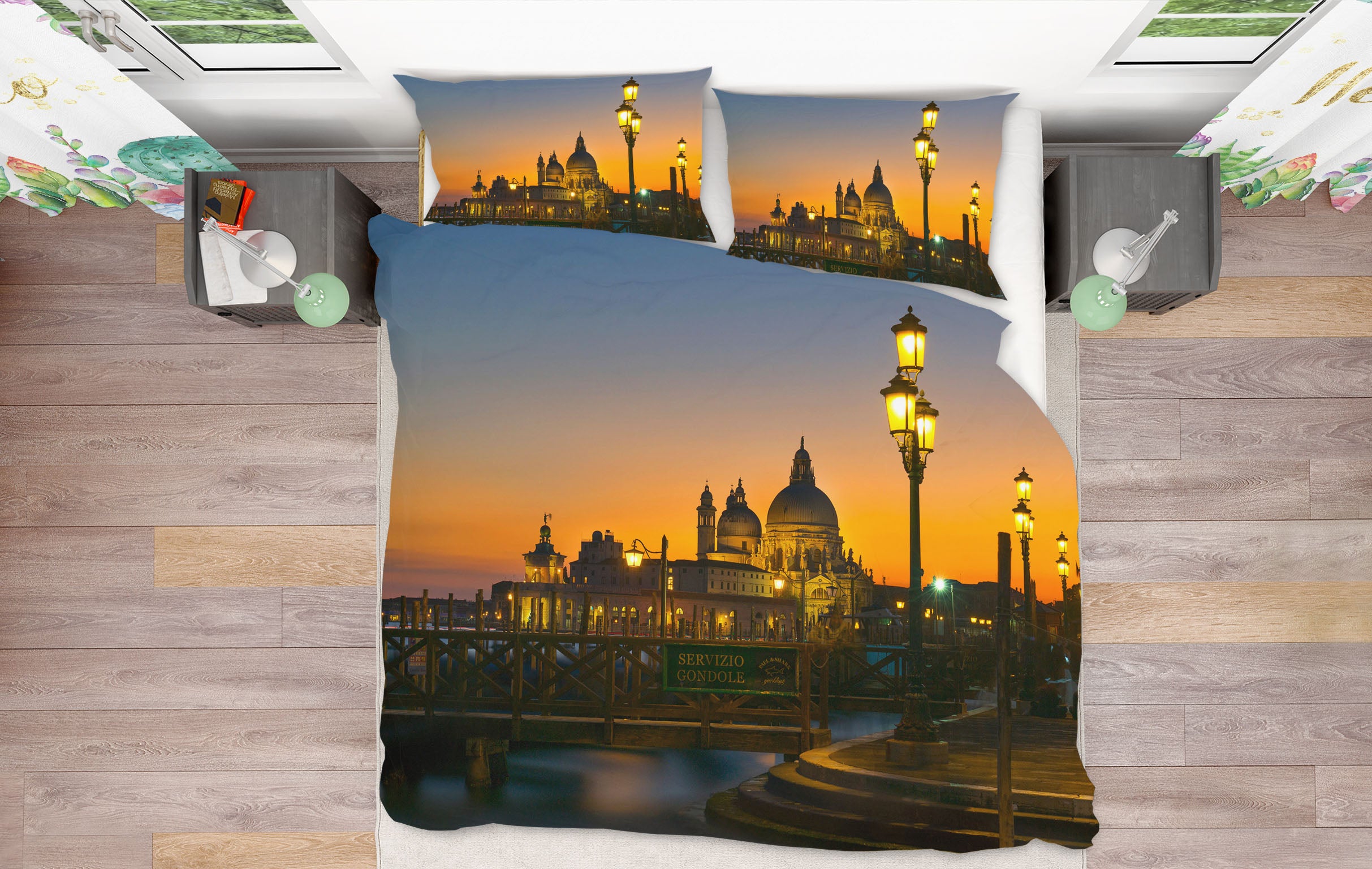 3D Night Lights 2102 Marco Carmassi Bedding Bed Pillowcases Quilt