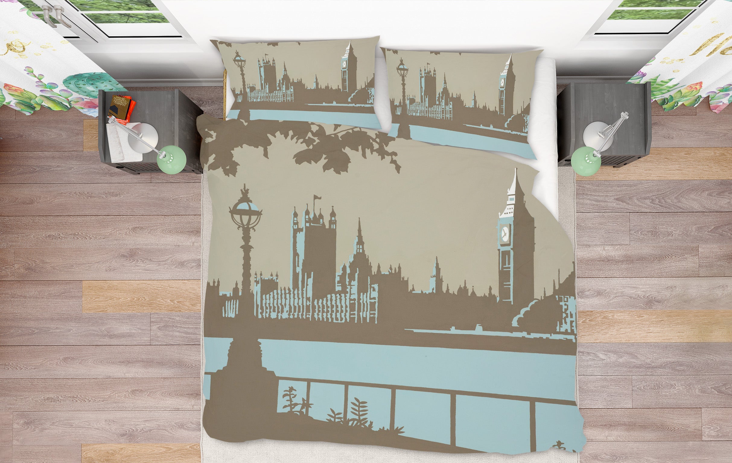 3D London 2021 Steve Read Bedding Bed Pillowcases Quilt