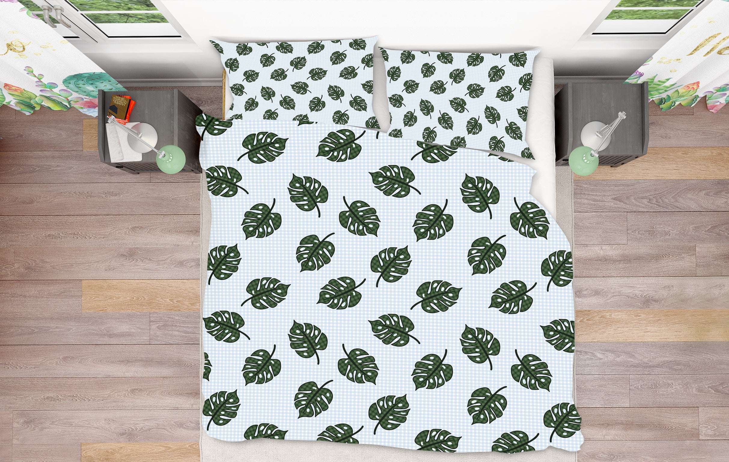 3D Leaves Pattern 10994 Kashmira Jayaprakash Bedding Bed Pillowcases Quilt