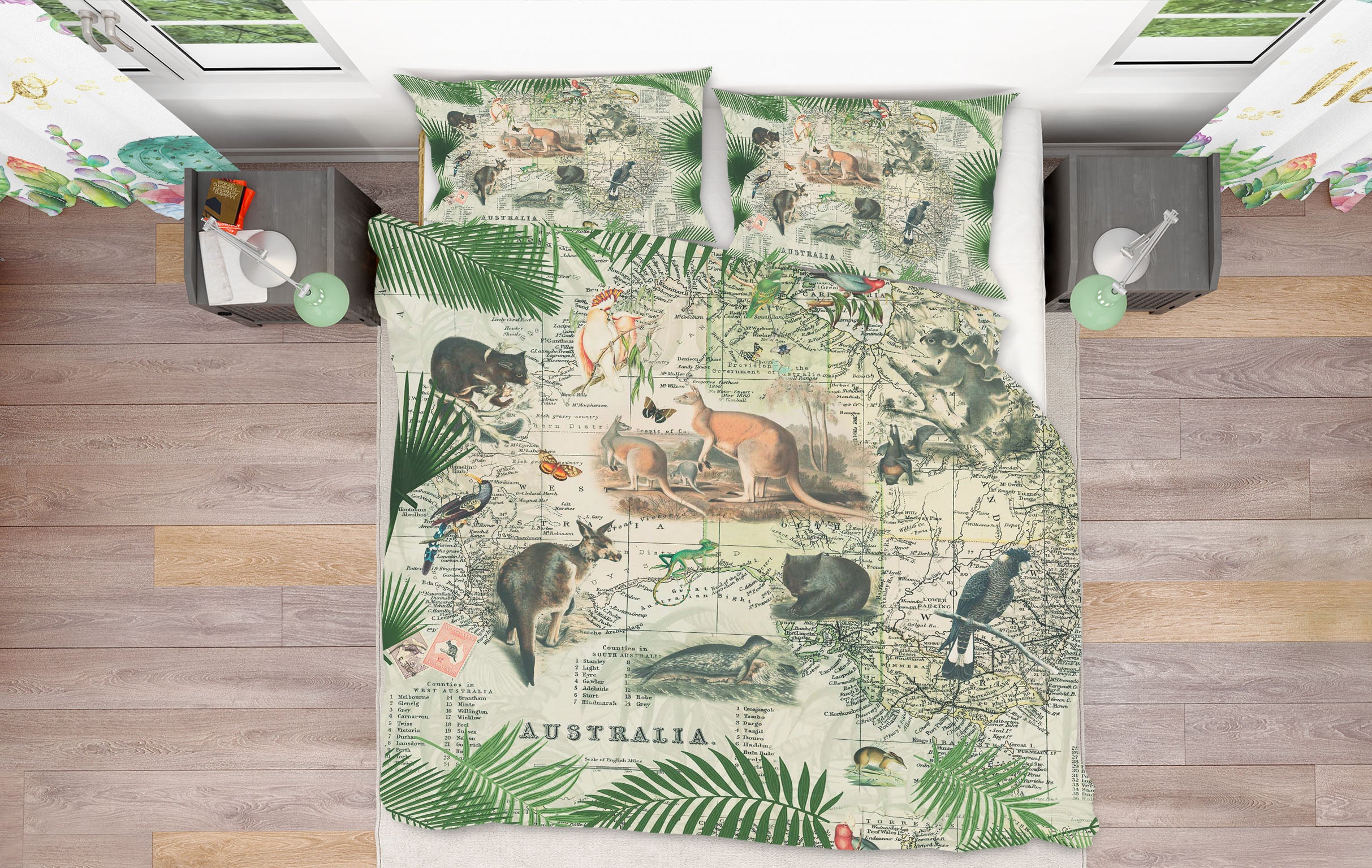 3D Cute Kangaroo 101 Andrea haase Bedding Bed Pillowcases Quilt
