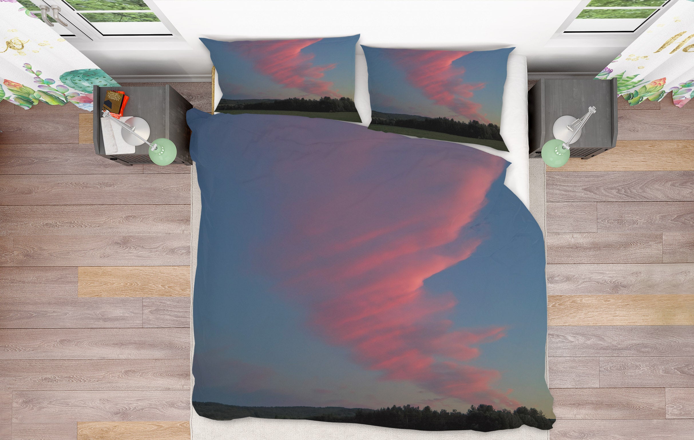 3D Pink Cloud 1031 Jerry LoFaro bedding Bed Pillowcases Quilt