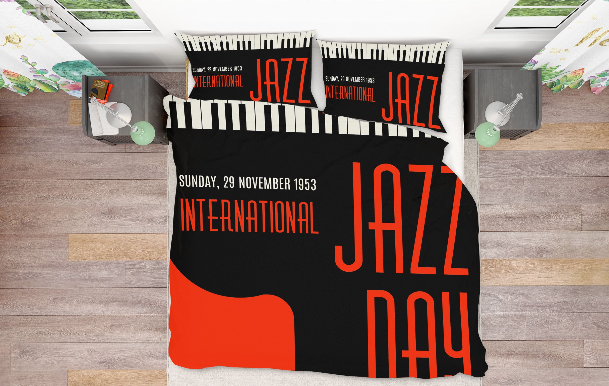 3D Red Piano Key 168 Boris Draschoff Bedding Bed Pillowcases Quilt