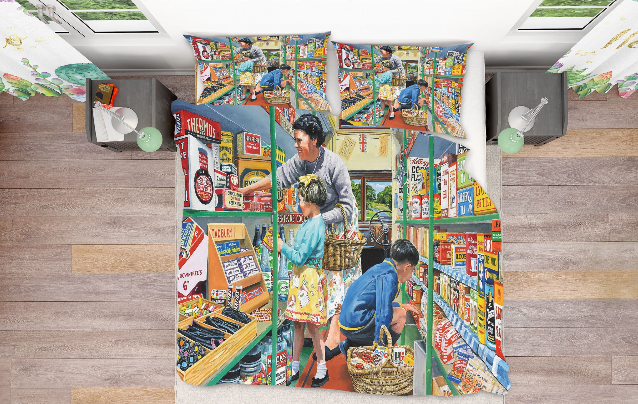 3D In The Mobile Shop 2032 Trevor Mitchell bedding Bed Pillowcases Quilt