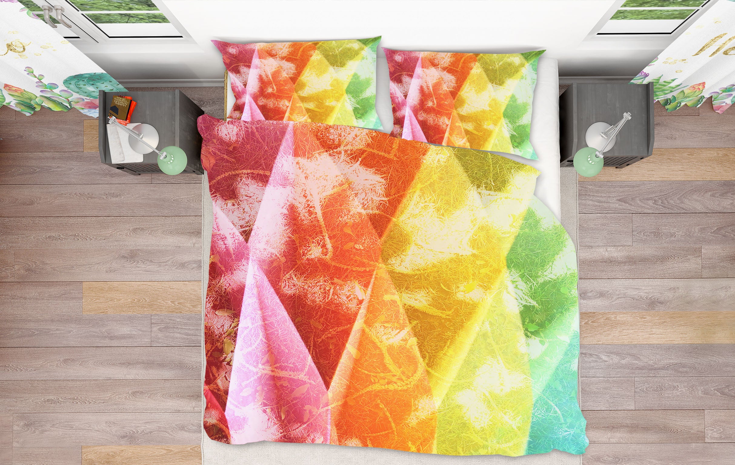 3D Triangle Color 70182 Shandra Smith Bedding Bed Pillowcases Quilt
