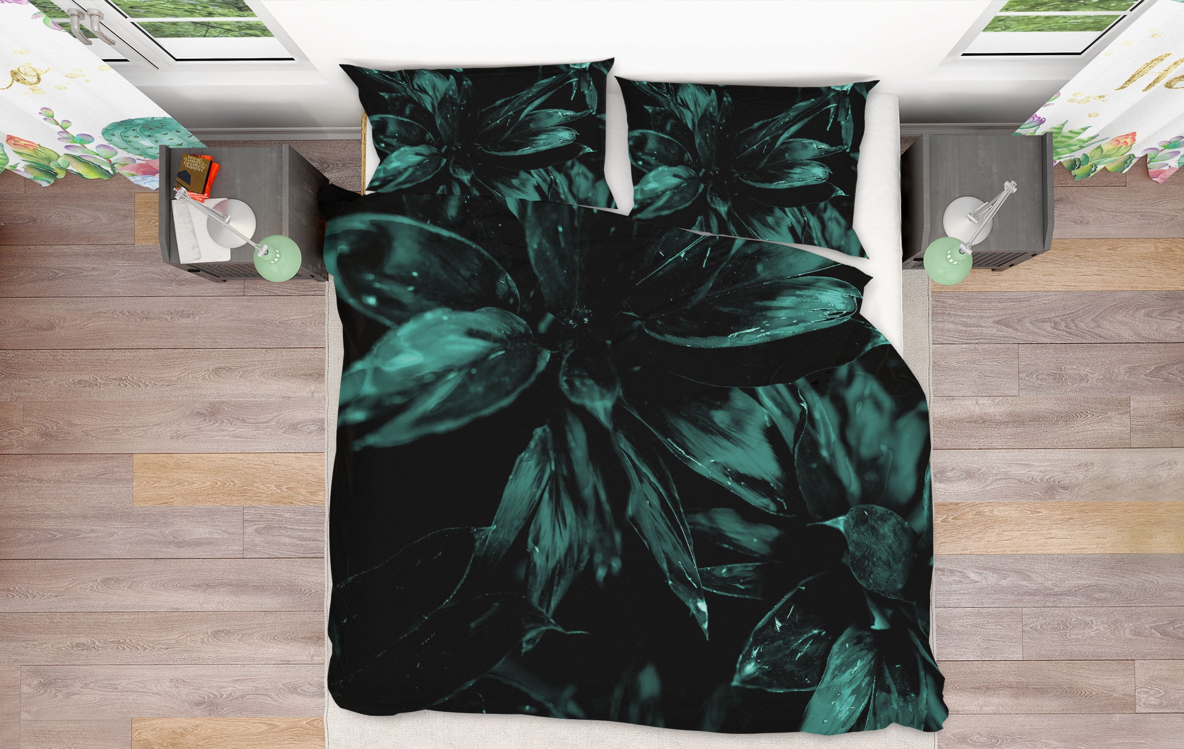 3D Growing Leaves 242 Boris Draschoff Bedding Bed Pillowcases Quilt