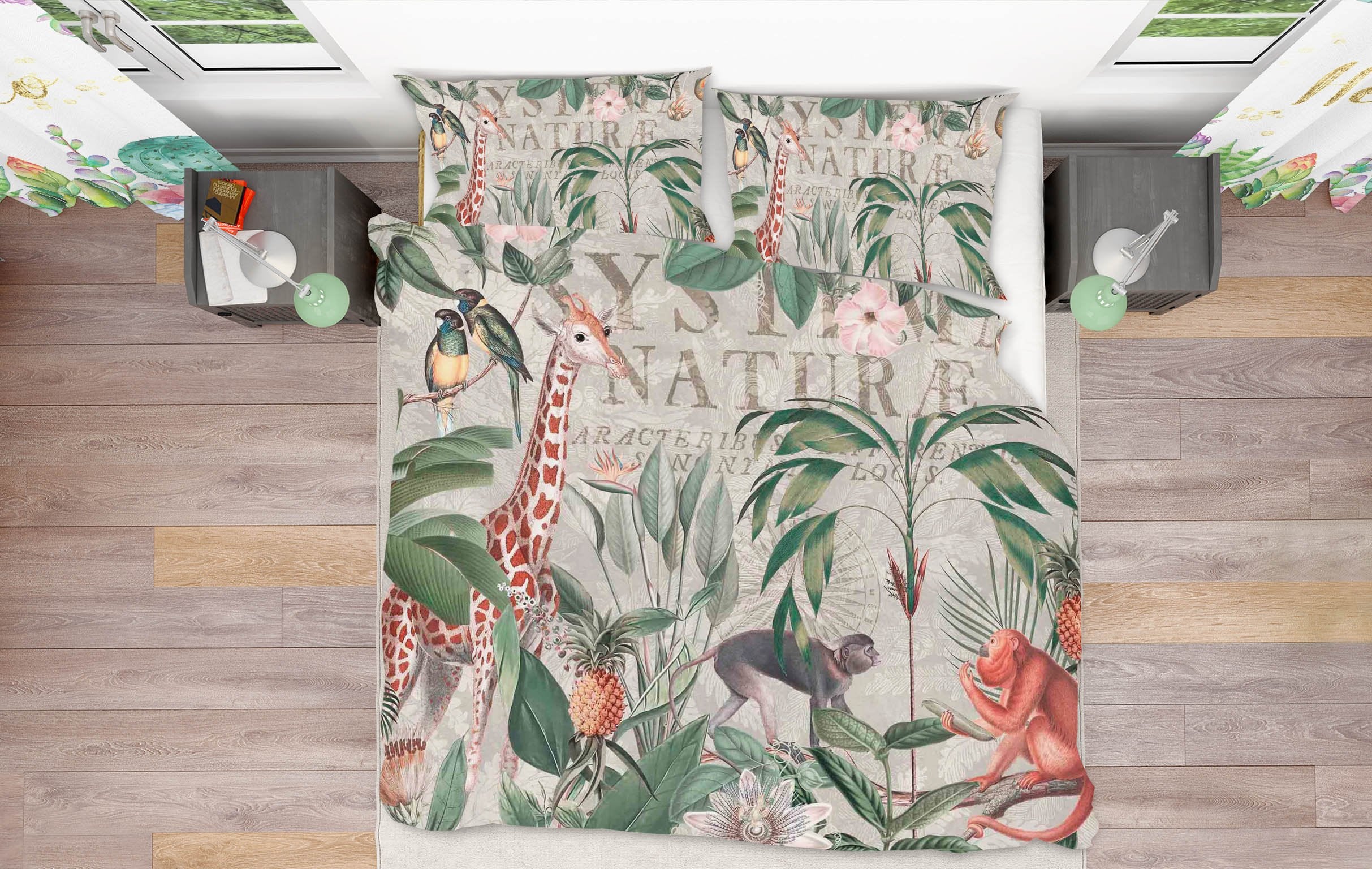 3D Animal Home 2137 Andrea haase Bedding Bed Pillowcases Quilt Quiet Covers AJ Creativity Home