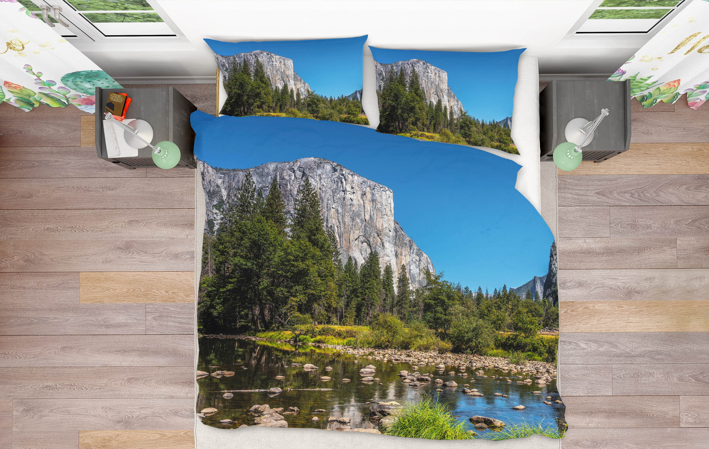 3D Yosemite View 171 Marco Carmassi Bedding Bed Pillowcases Quilt