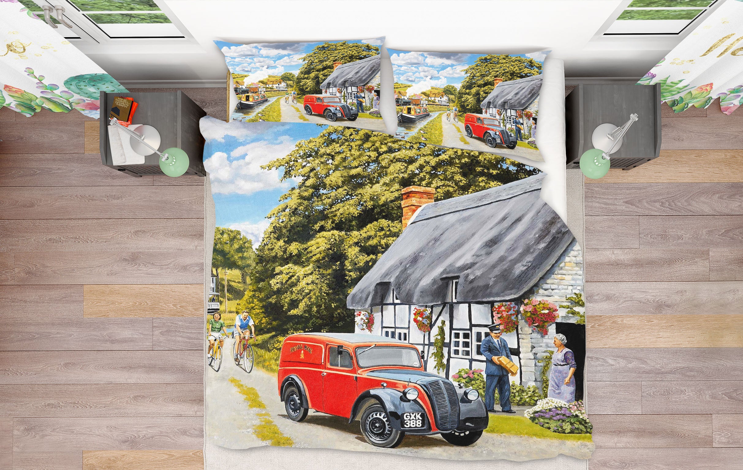 3D Parcel For Canal Cottage 2044 Trevor Mitchell bedding Bed Pillowcases Quilt