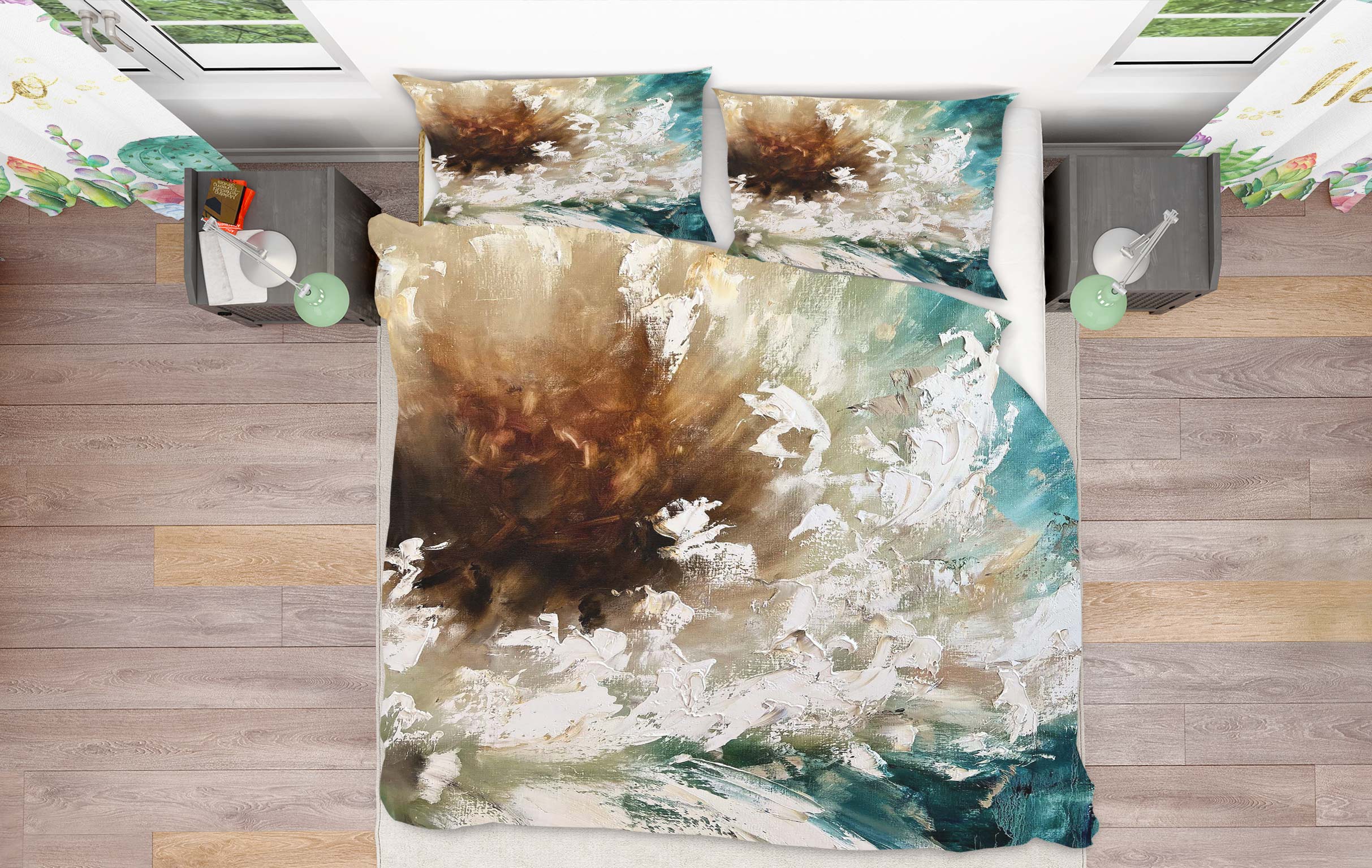 3D Blooming Flower 487 Skromova Marina Bedding Bed Pillowcases Quilt