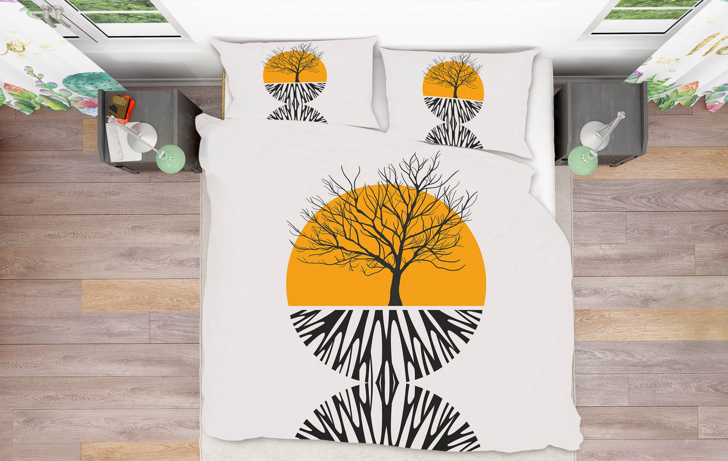 3D Yellow Rround 235 Boris Draschoff Bedding Bed Pillowcases Quilt