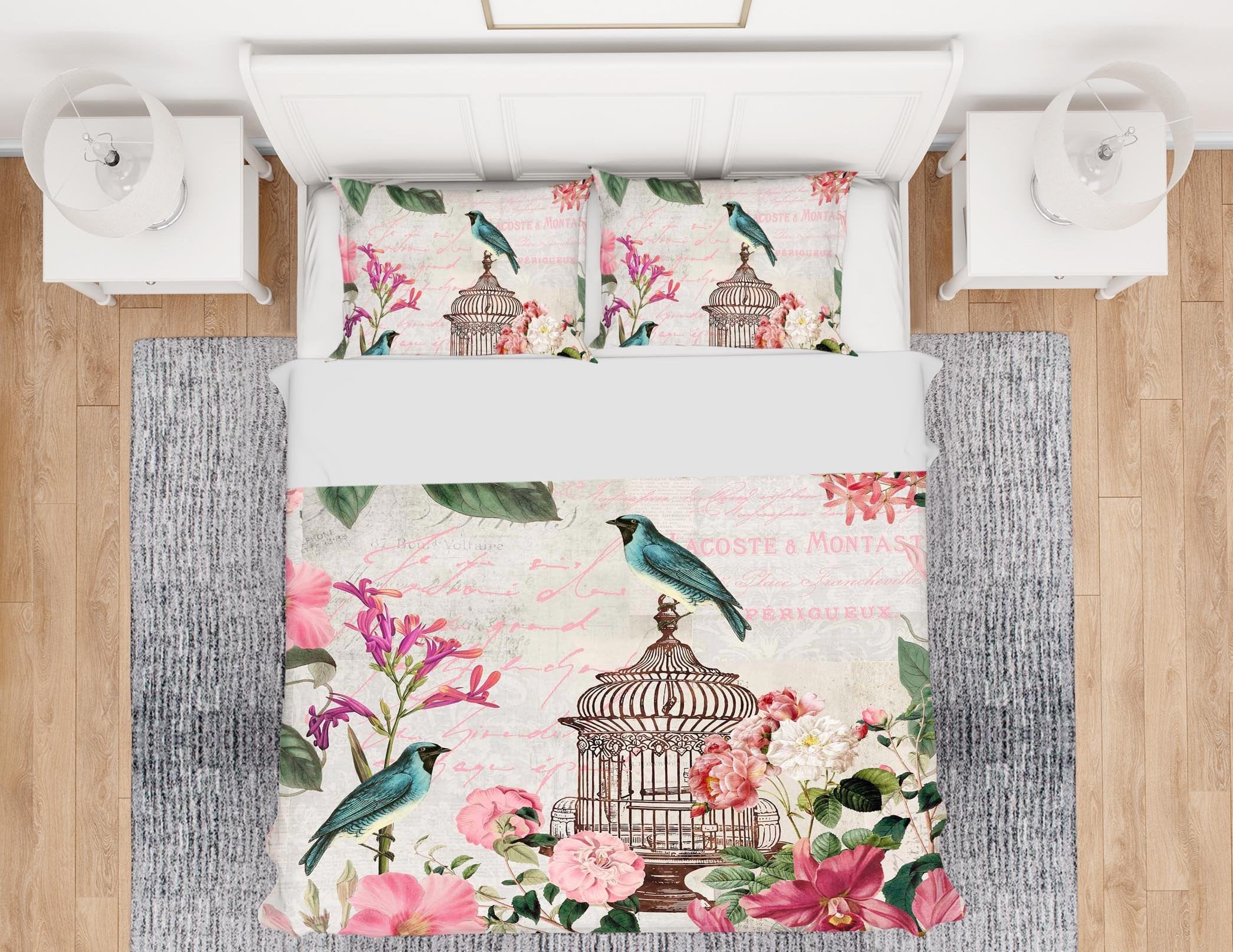 3D Bircage Master 2102 Andrea haase Bedding Bed Pillowcases Quilt Quiet Covers AJ Creativity Home