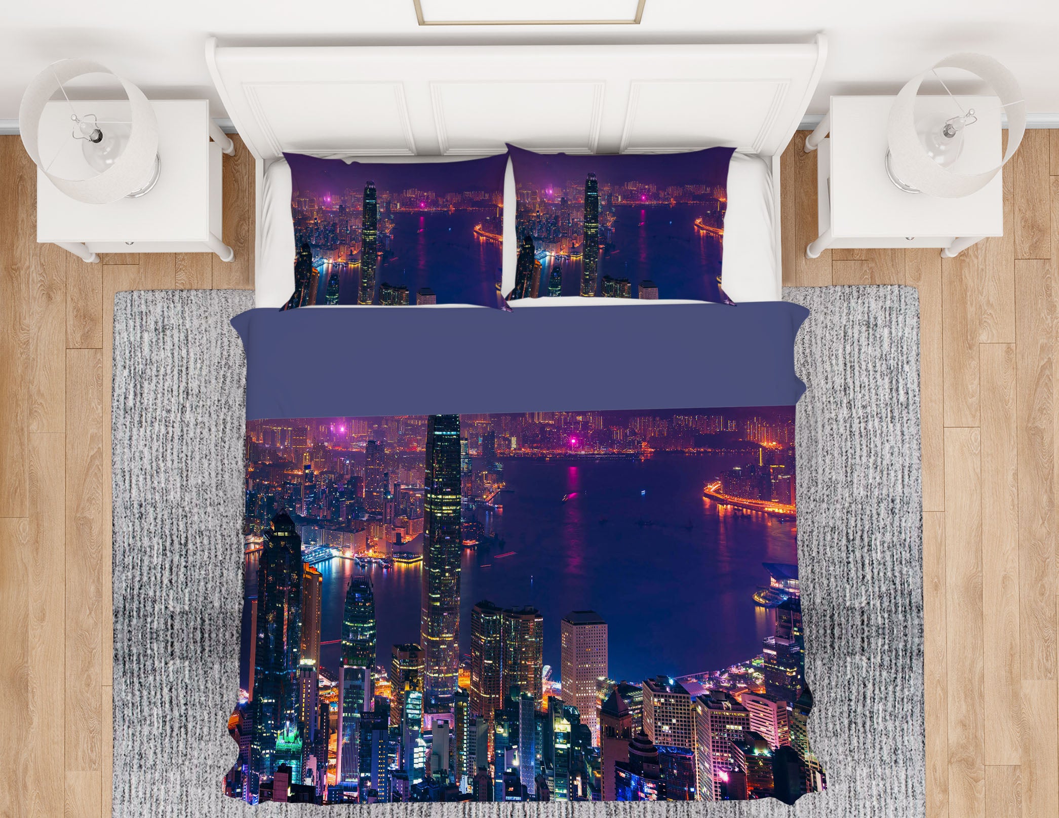 3D Silent City 2109 Marco Carmassi Bedding Bed Pillowcases Quilt