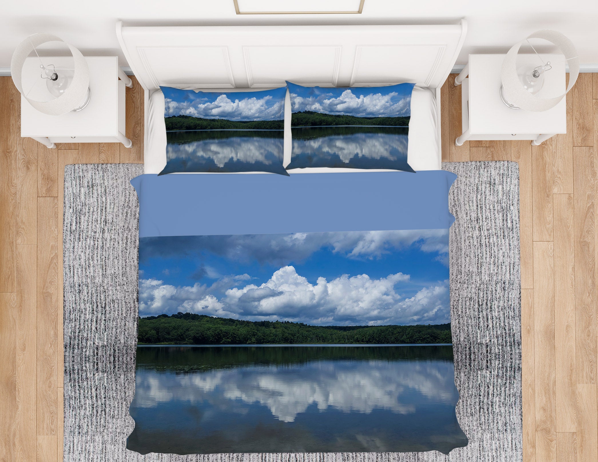 3D Cloud Lake 1004 Jerry LoFaro bedding Bed Pillowcases Quilt