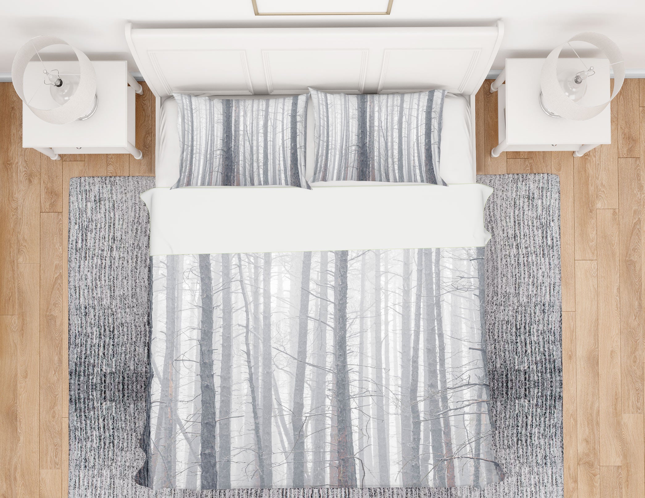 3D Trees Wood 6988 Assaf Frank Bedding Bed Pillowcases Quilt Cover Duvet Cover