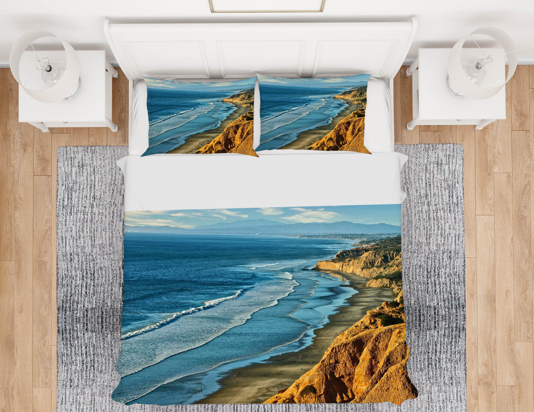 3D Ocean Seaside 8691 Kathy Barefield Bedding Bed Pillowcases Quilt