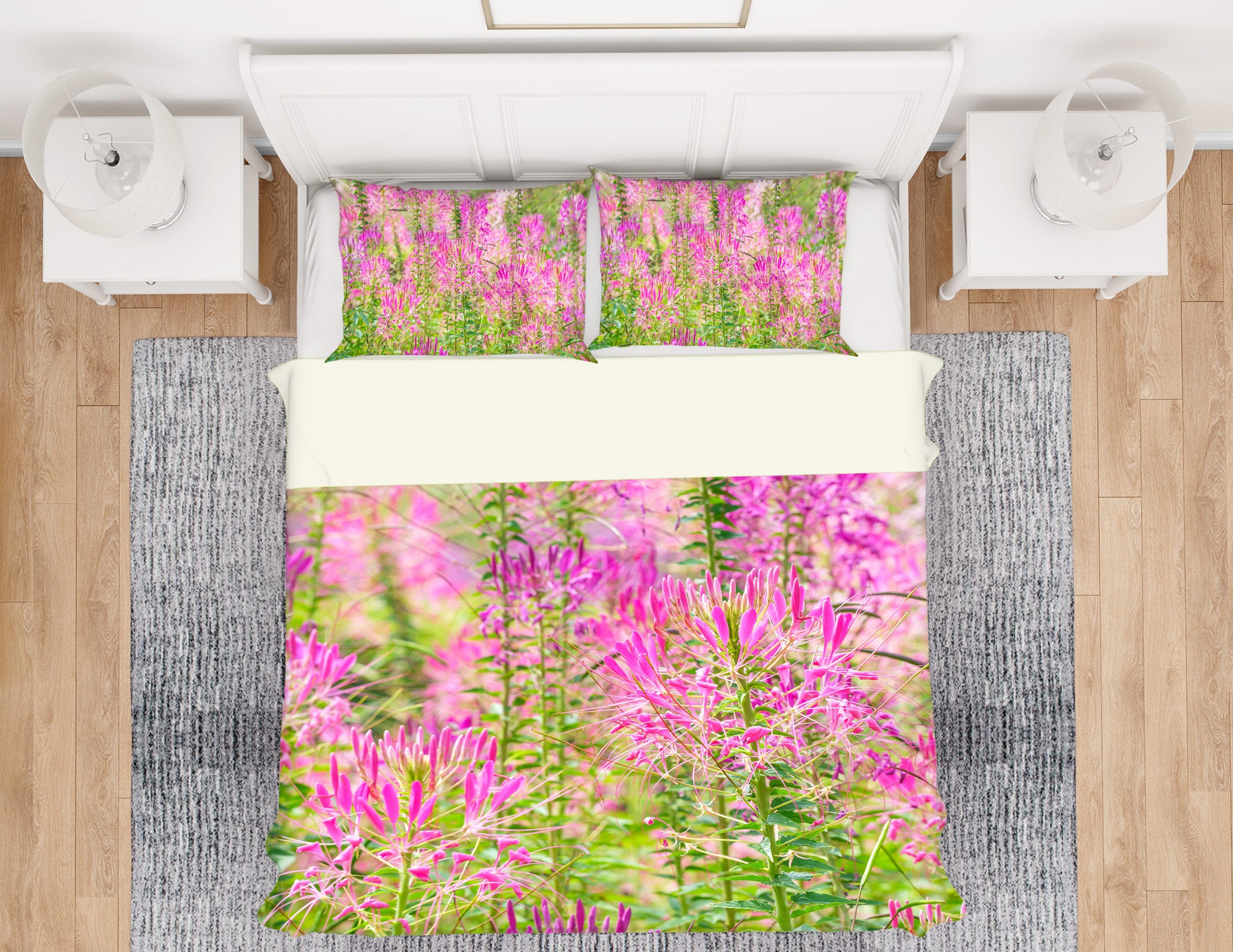 3D Pink Flowers 6967 Assaf Frank Bedding Bed Pillowcases Quilt Cover Duvet Cover