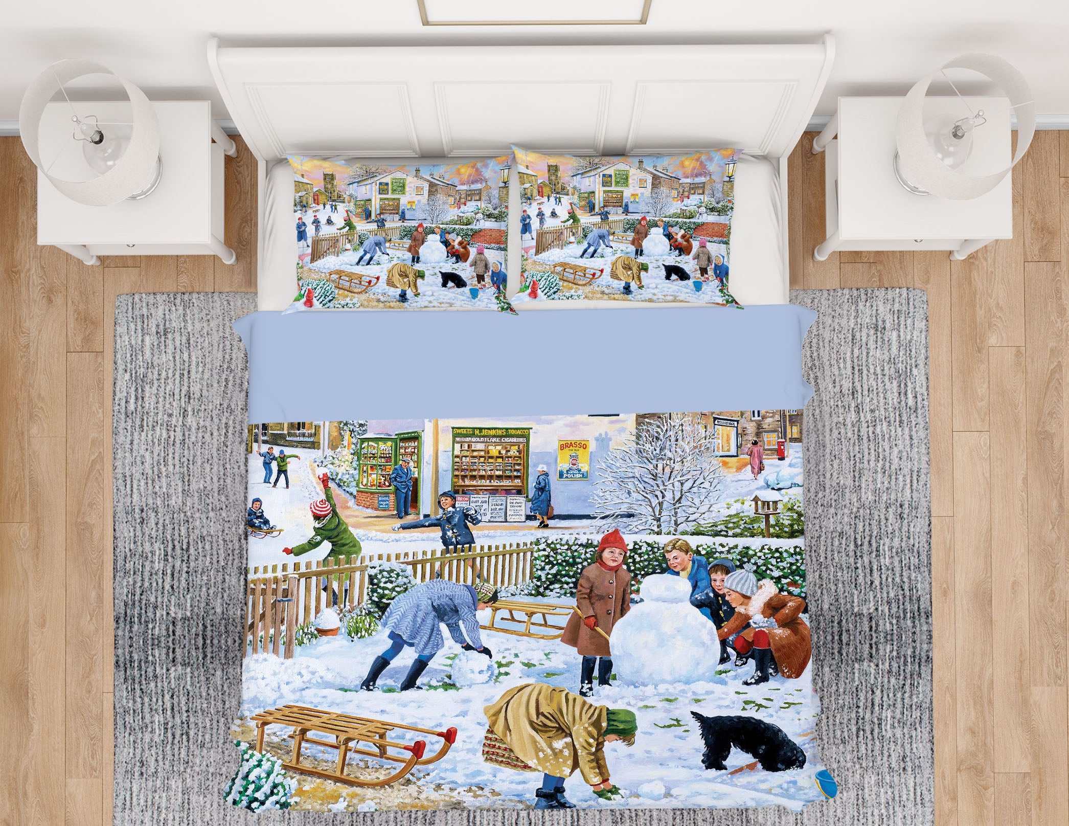 3D Winter Games 2077 Trevor Mitchell bedding Bed Pillowcases Quilt