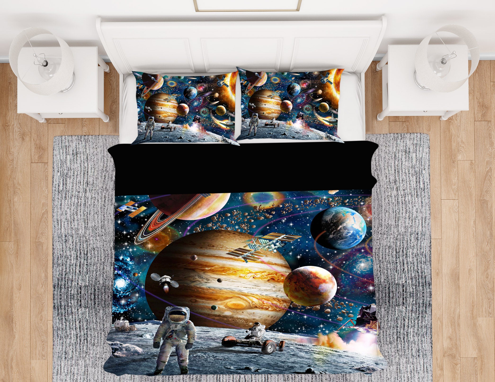 3D Space Odyssey 2025 Adrian Chesterman Bedding Bed Pillowcases Quilt
